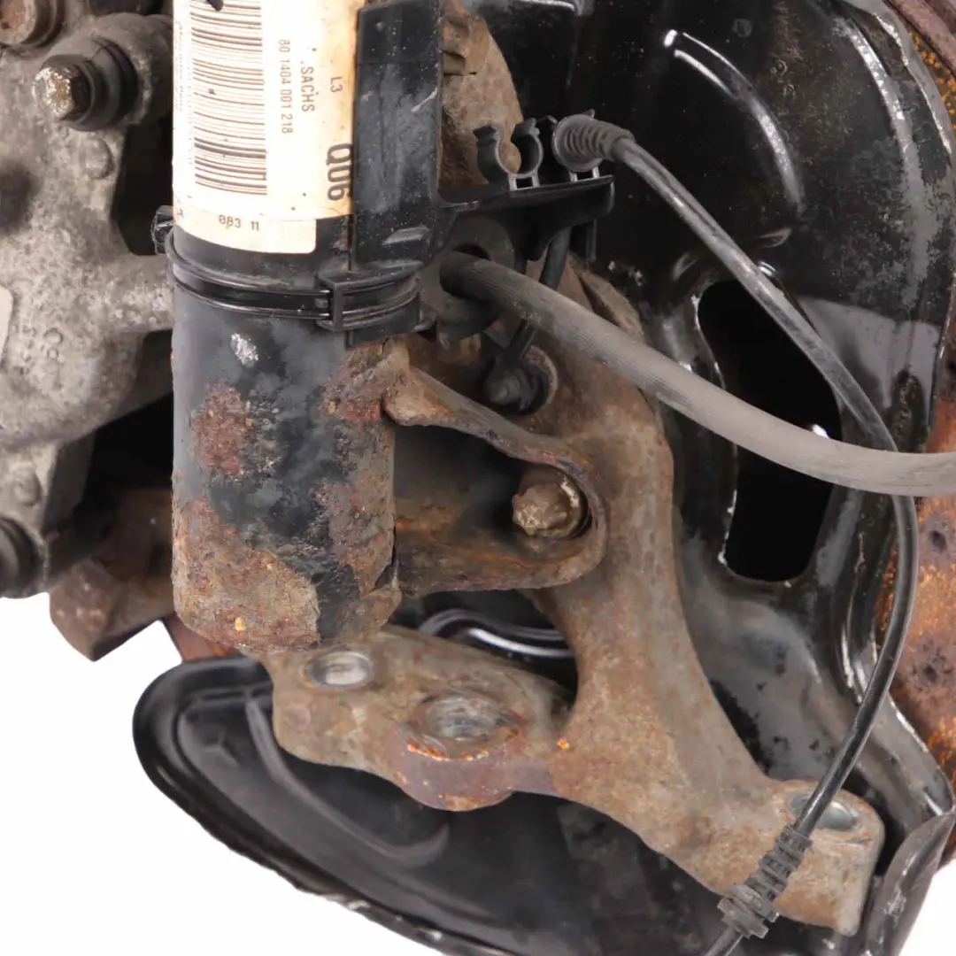 Mercedes W207 E220 CDI Suspension avant gauche jambe frein disque moyeu roue - SKU A2043202866 - Numéro de pièce A2043202866