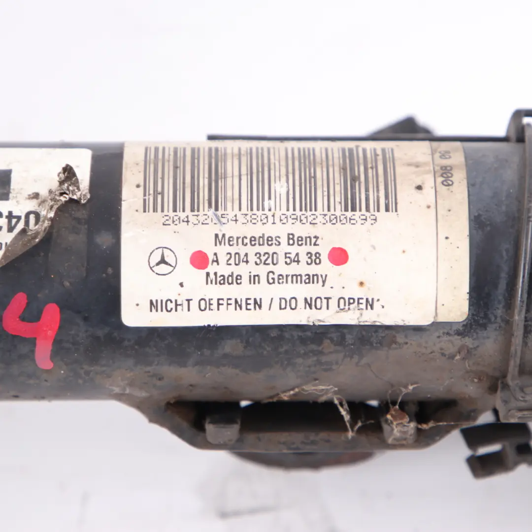 Strut Front Left N/S Shock Absorber to Mercedes S204 Spring with Part number A2043205438 Mercedes S204 Spring Strut Front Left N/S Shock Absorber - SKU A2043205438 - Part number A2043205438