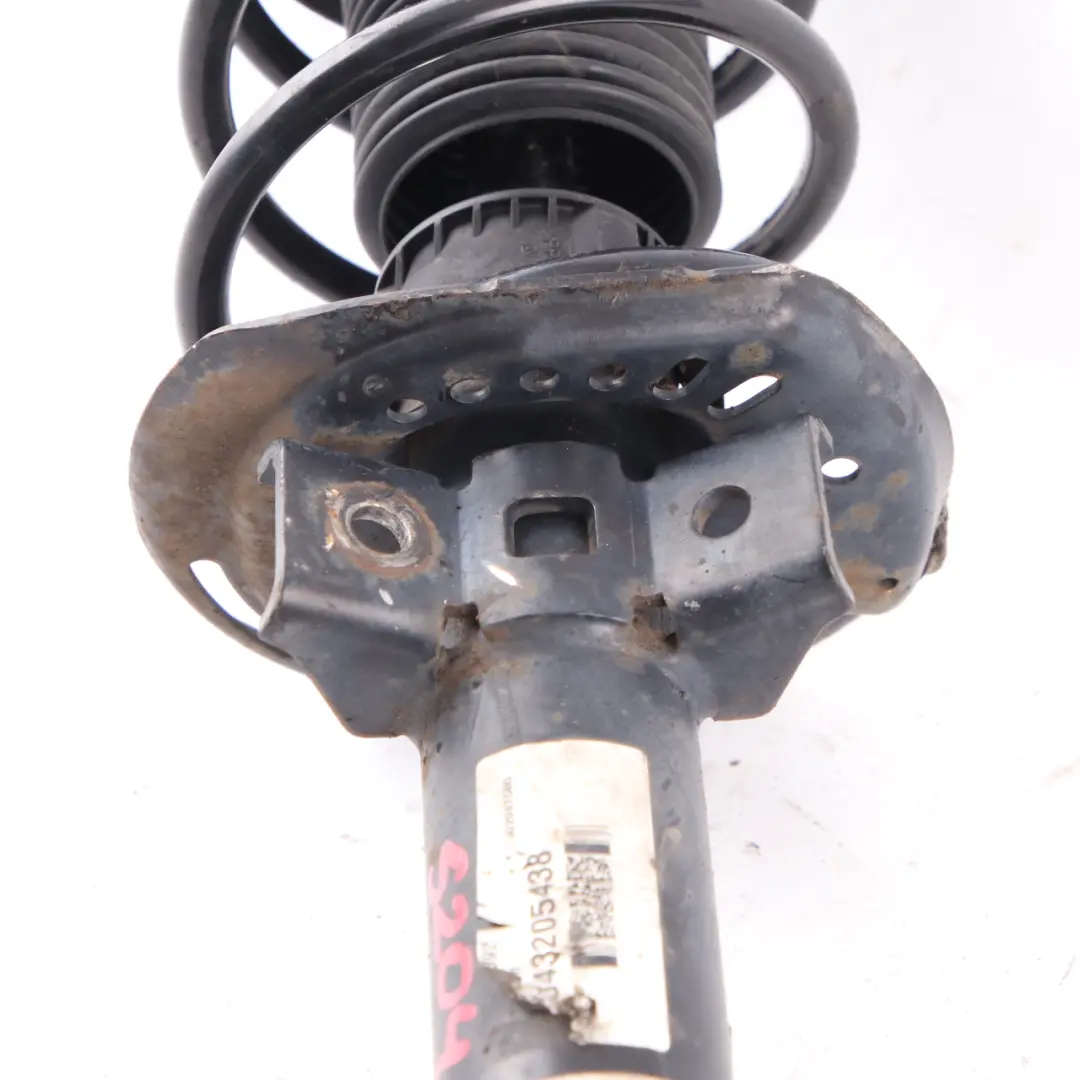Strut Front Left N/S Shock Absorber to Mercedes S204 Spring with Part number A2043205438 Mercedes S204 Spring Strut Front Left N/S Shock Absorber - SKU A2043205438 - Part number A2043205438