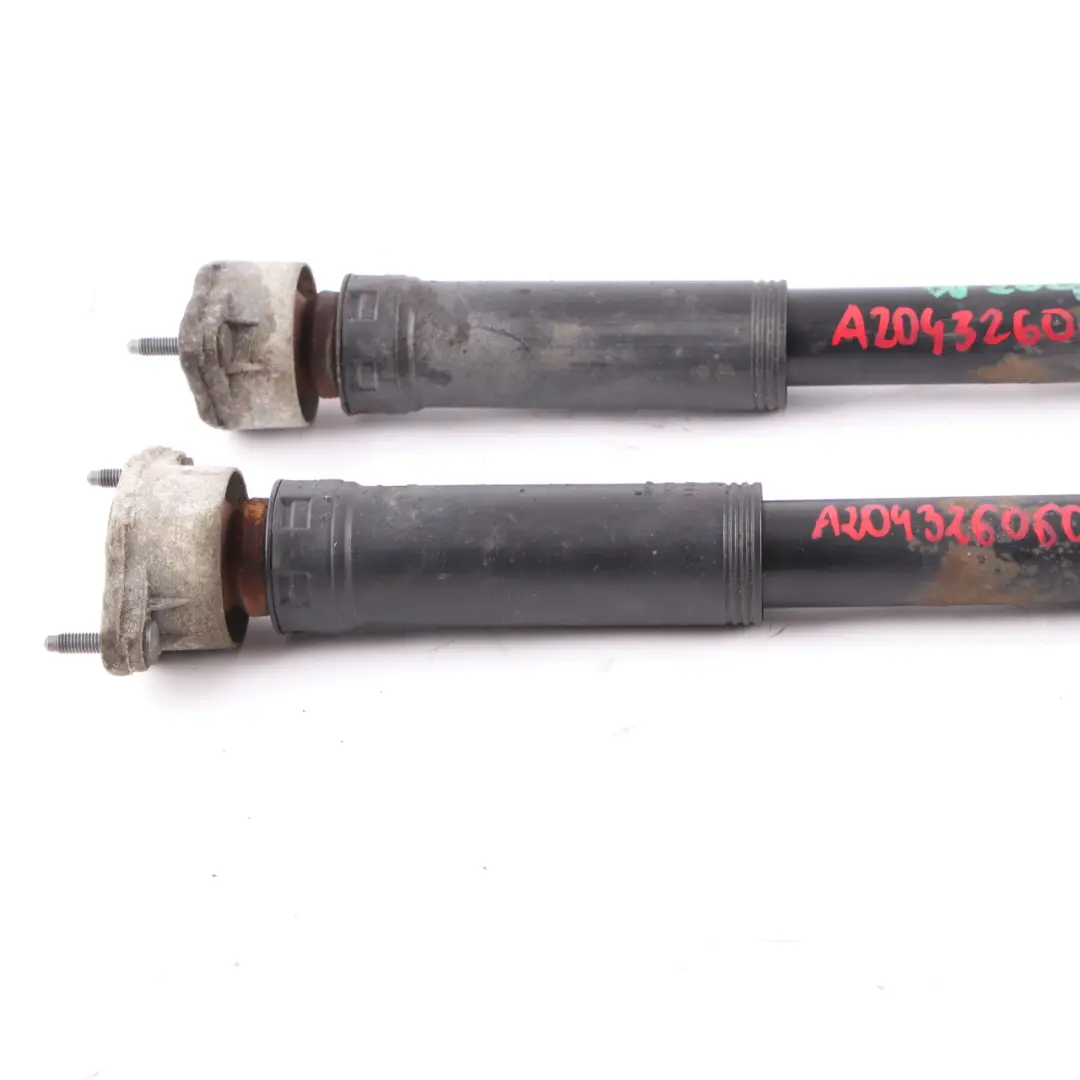 Mercedes S204 Spring Strut Rear Left Right N/O/S Shock Absorber Set - SKU A2043260600 - Part number A2043260600