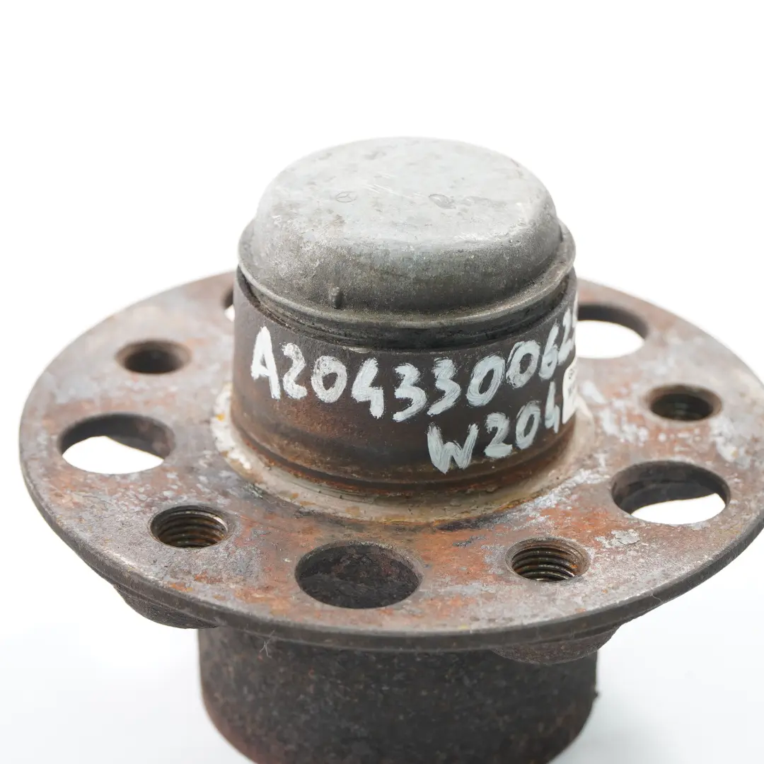 Hub Front Axle Wheel Drive Flange Hub to Mercedes W203 Wheel with Part number A2043300625 Mercedes W203 Wheel Hub Front Axle Wheel Drive Flange Hub - SKU A2043300625 - Part number A2043300625
