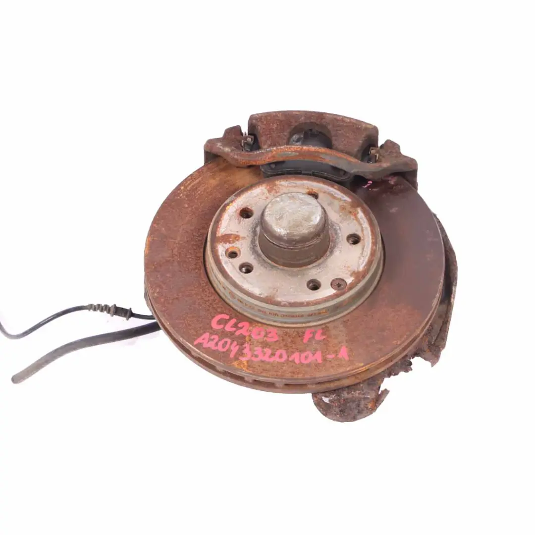 Mercedes W203 CL203 180 Kompressor Moyeu Porte-Fusée Suspension Avant Gauche - SKU A2043320101-1 - Numéro de pièce A2043320101