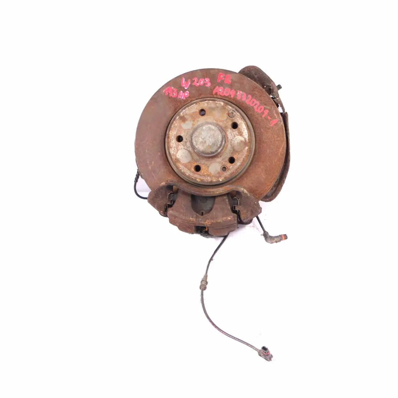Mercedes CL 180 K W203 Suspension Avant Droite Support Roue Disque Frein