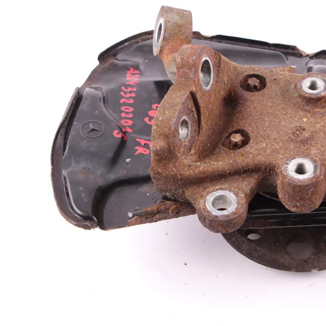 Mercedes W204 C63 AMG Porta Ruota Anteriore Destra Sospensione Hub Mount - SKU A2043324201 - Numero di parte A2043324201