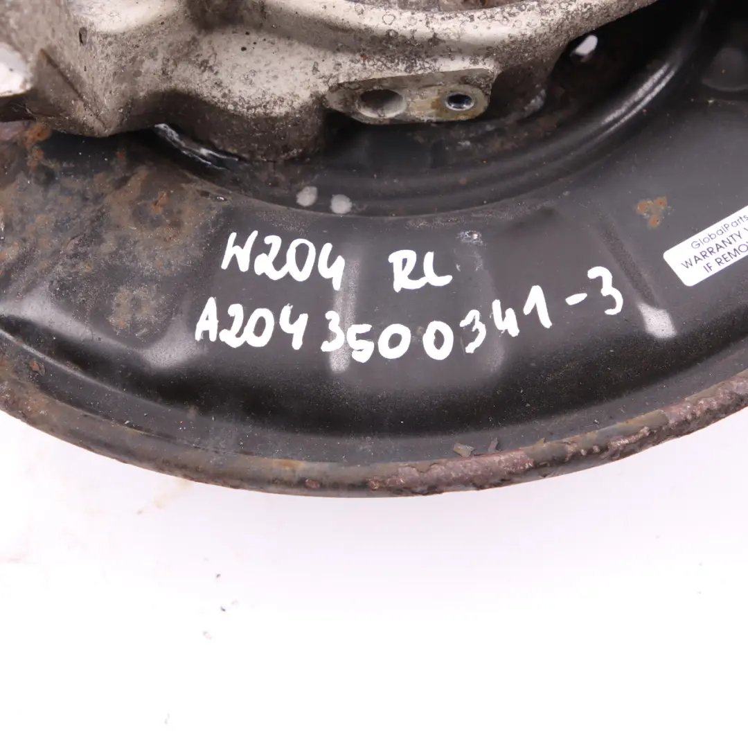 Mercedes W204 Portaruota Posteriore Sinistro Sospensione Mozzo Ruota - SKU A2043500341-3 - Numero di parte A2043500341