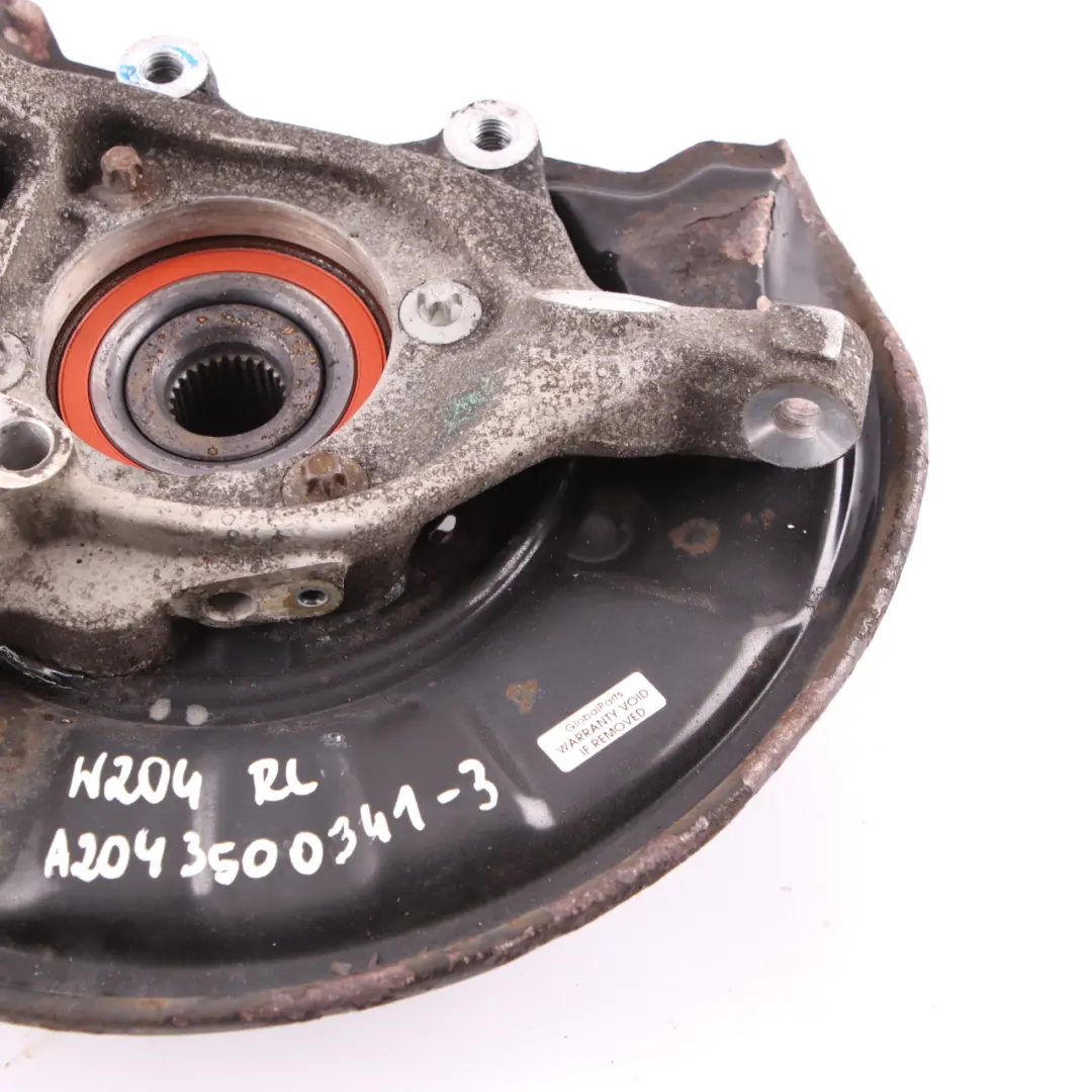Mercedes W204 Portaruota Posteriore Sinistro Sospensione Mozzo Ruota - SKU A2043500341-3 - Numero di parte A2043500341