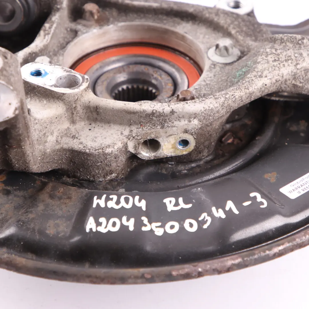 Mercedes W204 Portaruota Posteriore Sinistro Sospensione Mozzo Ruota - SKU A2043500341-3 - Numero di parte A2043500341