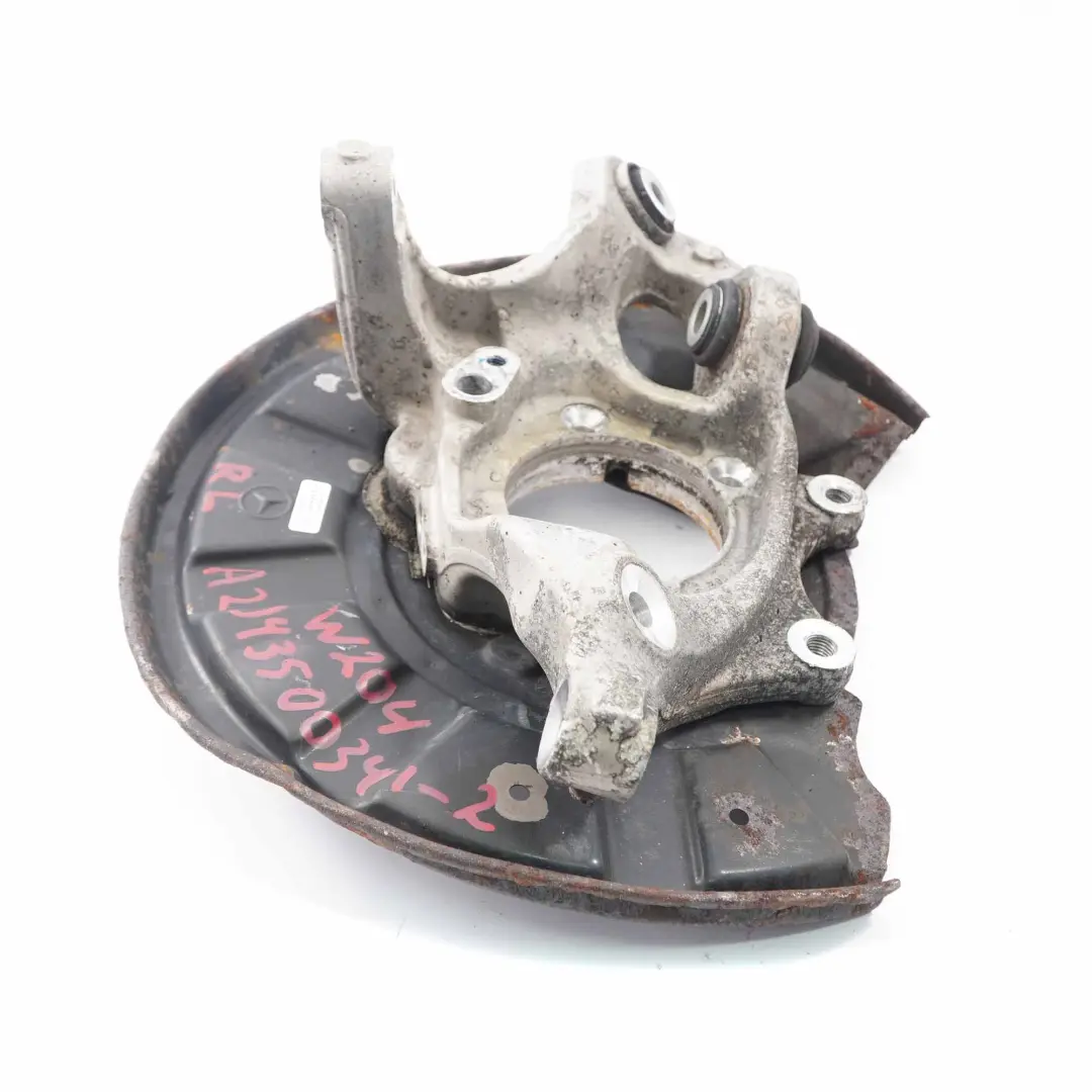 Support de roue arrière gauche, montage suspension pour Mercedes W204 à propos du numéro de pièce A2043500341 Mercedes W204 Support de roue arrière gauche, montage suspension - SKU A2043500341-8 - Numéro de pièce A2043500341