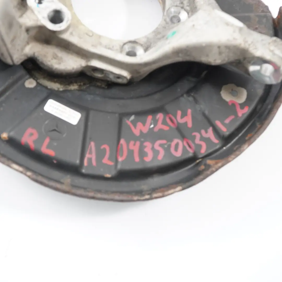 Zwrotnica Piasta Koła Lewy Tył do Mercedes W204 o numerze A2043500341 Mercedes W204 Zwrotnica Piasta Koła Lewy Tył - SKU A2043500341-8 - Numer Części A2043500341