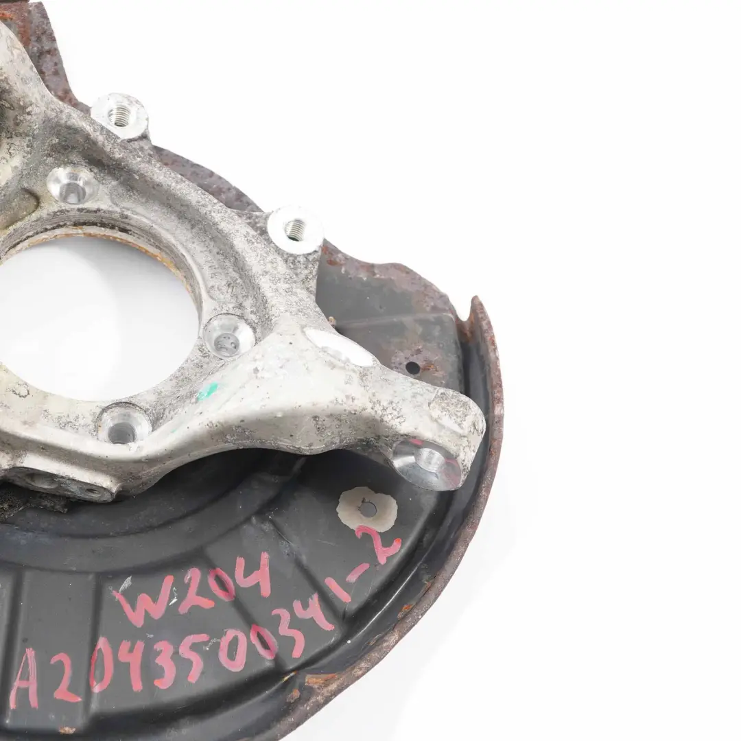 Zwrotnica Piasta Koła Lewy Tył do Mercedes W204 o numerze A2043500341 Mercedes W204 Zwrotnica Piasta Koła Lewy Tył - SKU A2043500341-8 - Numer Części A2043500341