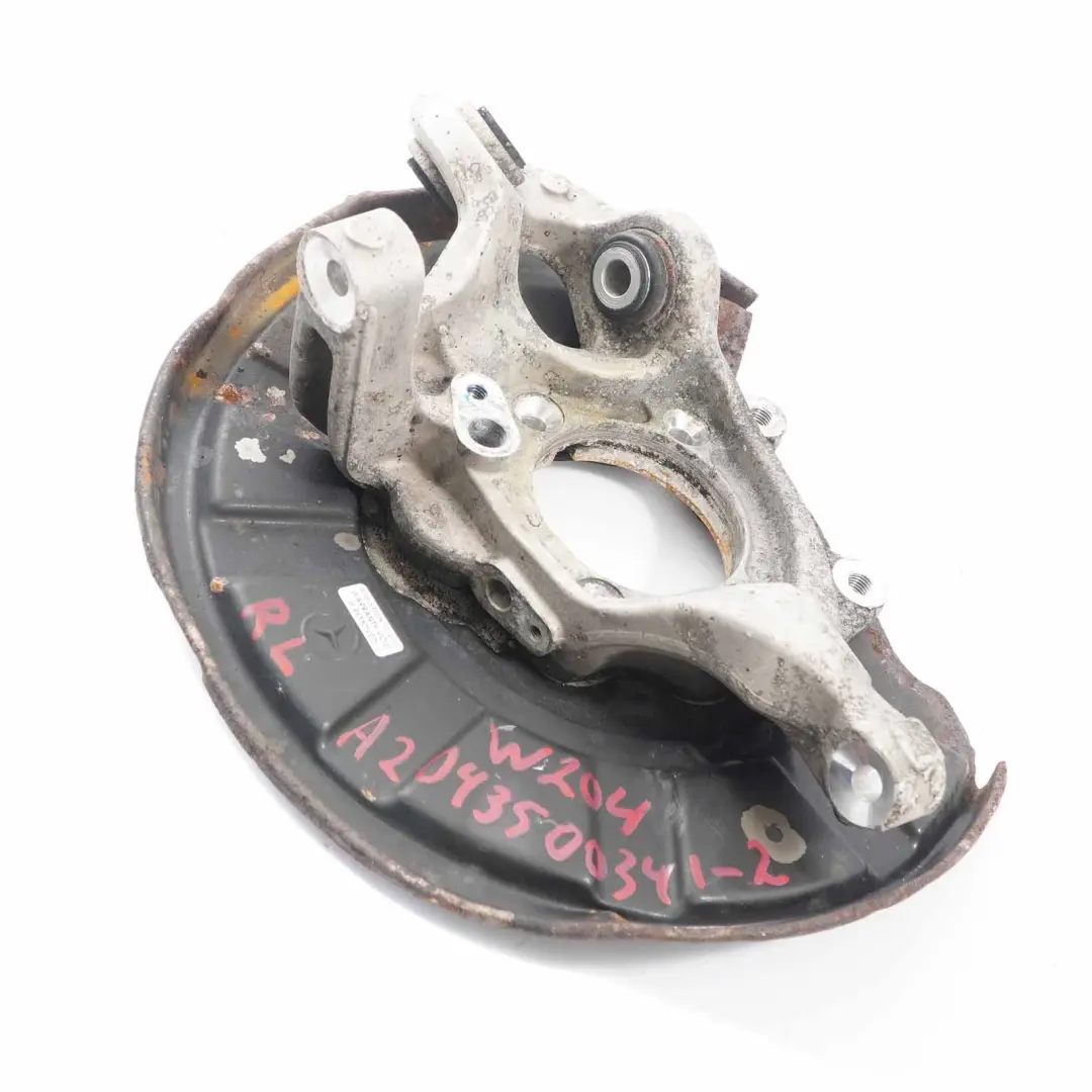 Mercedes W204 Support de roue arrière gauche, montage suspension - SKU A2043500341-8 - Numéro de pièce A2043500341