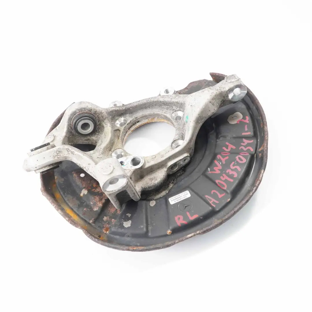 Mercedes W204 Support de roue arrière gauche, montage suspension - SKU A2043500341-8 - Numéro de pièce A2043500341