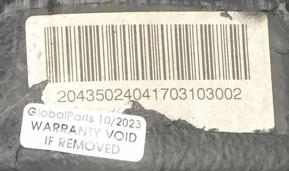 Mercedes W204 W212 Rear Differential Diff 2043502104 A2043502104 2,65 WARRANTY - SKU A2043500414 - Part number A2043500414