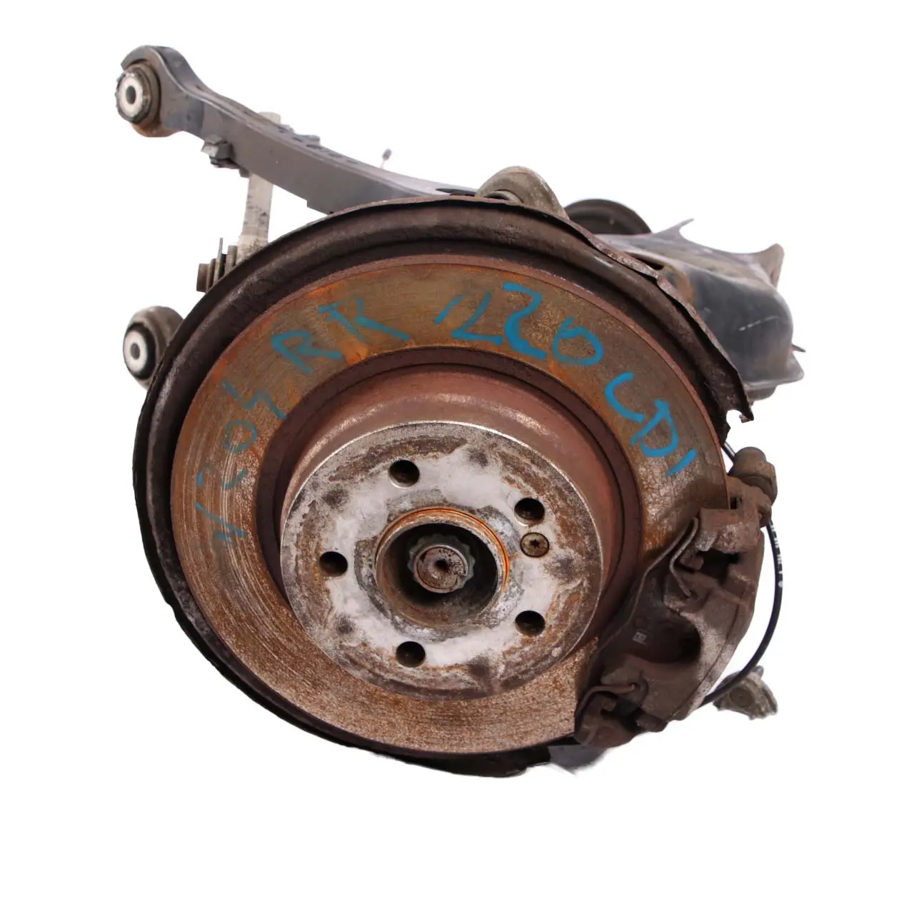 Mercedes W204 220 CDI Mozzo Ruota Freno Sospensione Posteriore Destro