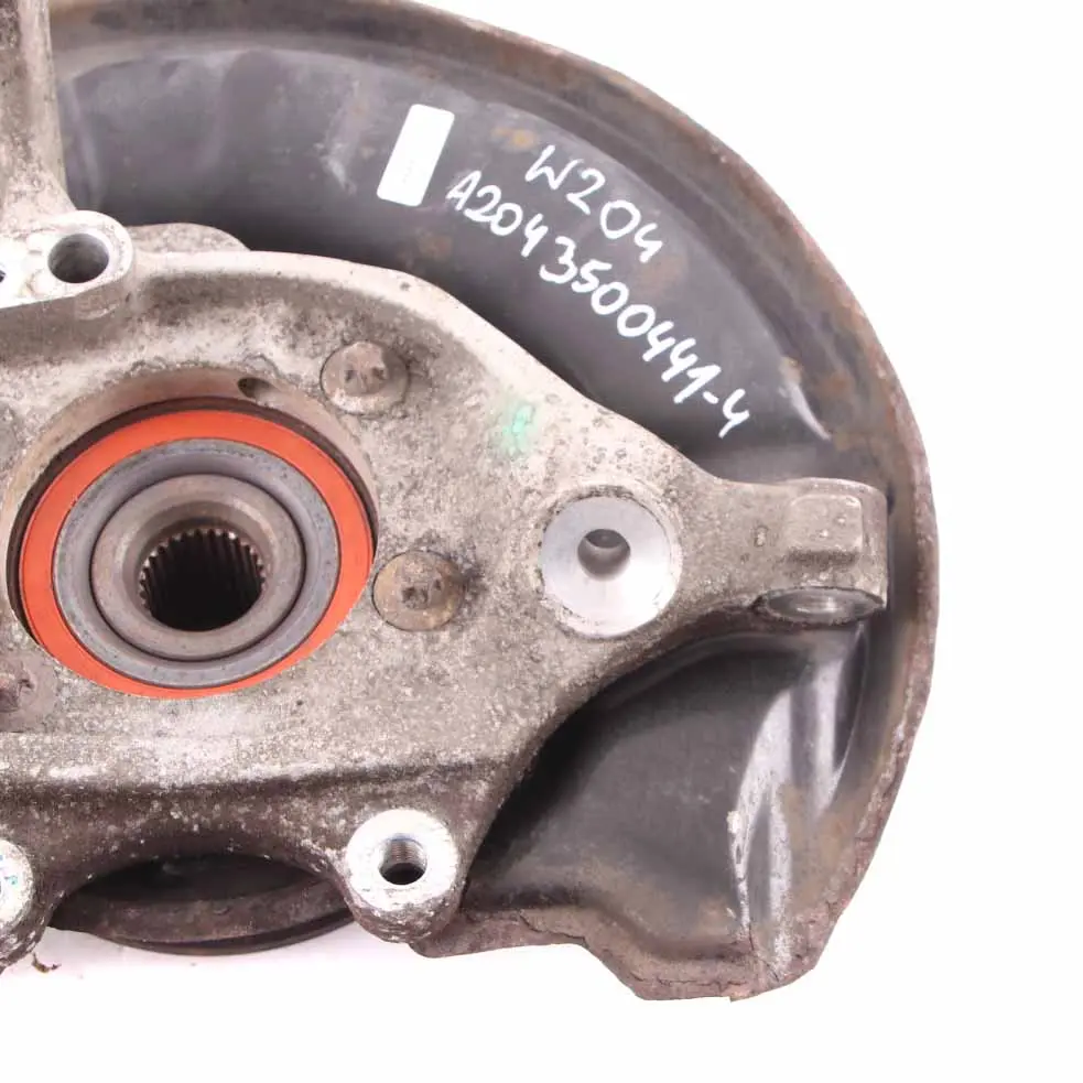 trasera derecha Suspensión Rueda Eje Carrier Hub para Mercedes W204 con número de pieza A2043500441 Mercedes W204 trasera derecha Suspensión Rueda Eje Carrier Hub - SKU A2043500441-4 - Número de pieza A2043500441