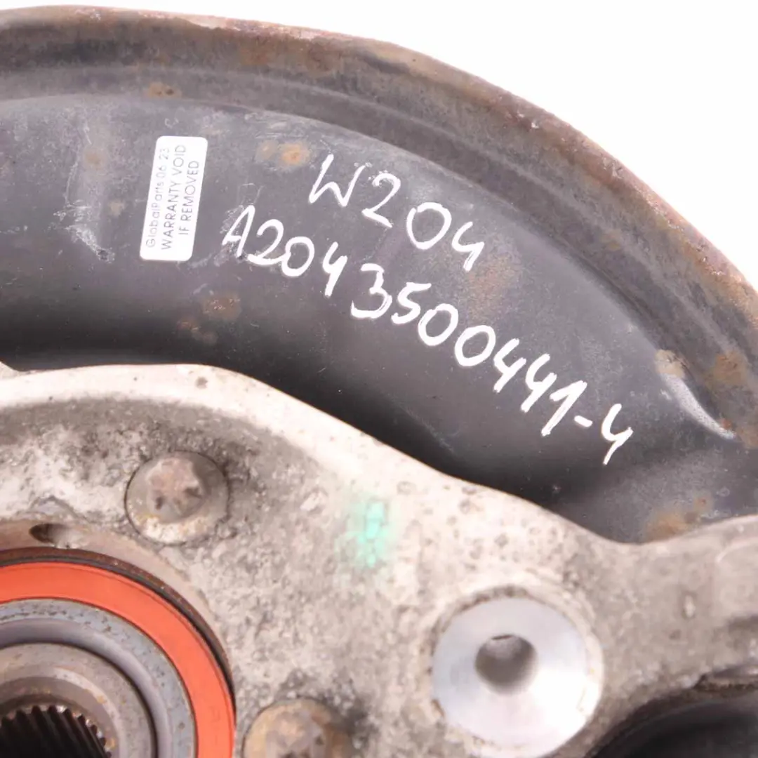 Mercedes W204 trasera derecha Suspensión Rueda Eje Carrier Hub - SKU A2043500441-4 - Número de pieza A2043500441