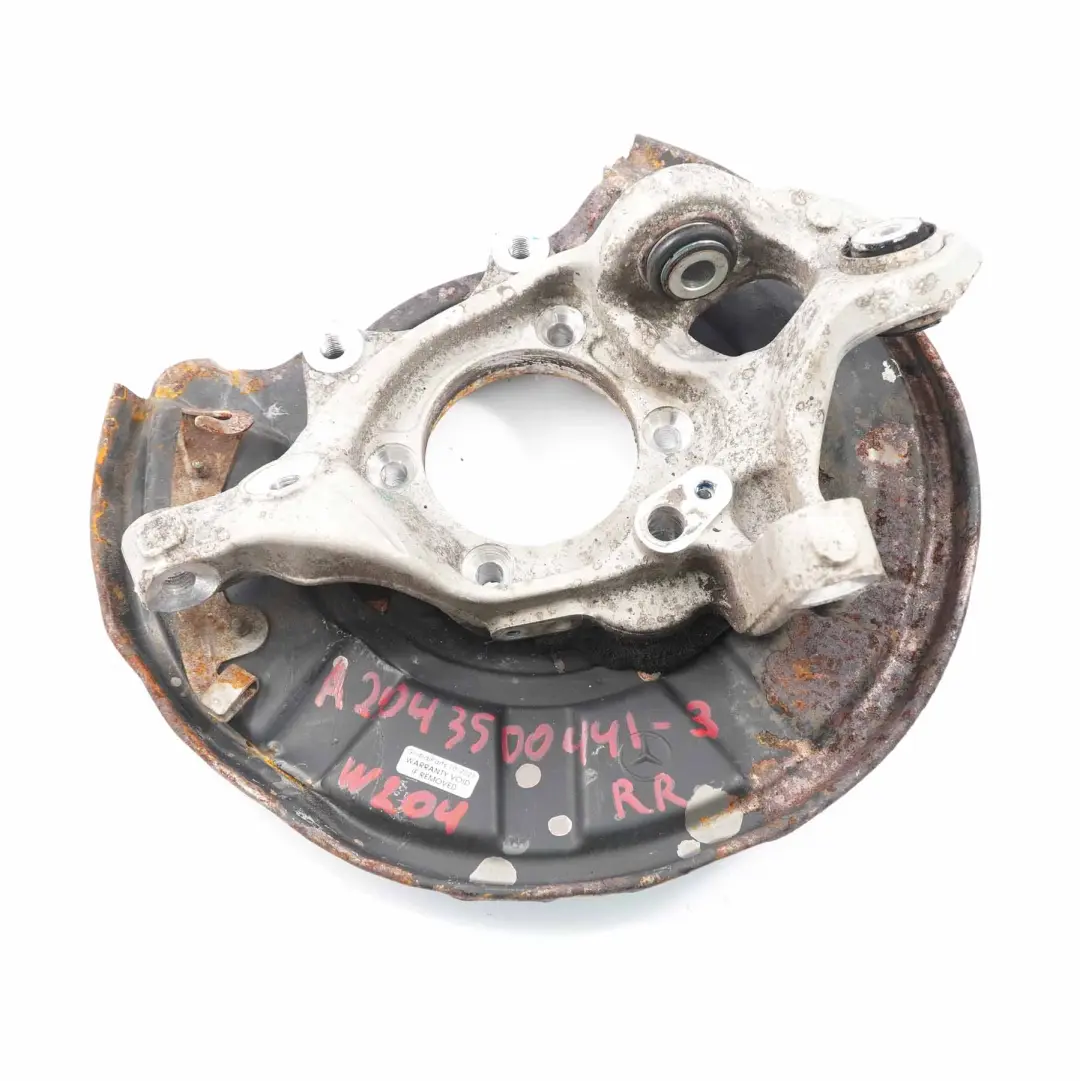 Zwrotnica Piasa Koła Prawy Tył Prawa Tylna do Mercedes W204 o numerze A2043500441 Mercedes W204 Zwrotnica Piasa Koła Prawy Tył Prawa Tylna - SKU A2043500441-8 - Numer Części A2043500441