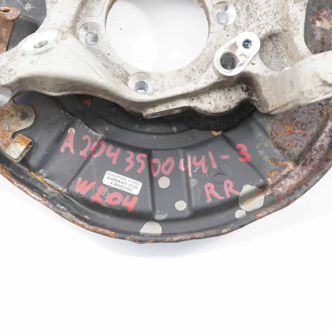 Supporto Ruota Fuso Snodo Posteriore Destro per Mercedes W204 con numero di parte A2043500441 Mercedes W204 Supporto Ruota Fuso Snodo Posteriore Destro - SKU A2043500441-8 - Numero di parte A2043500441