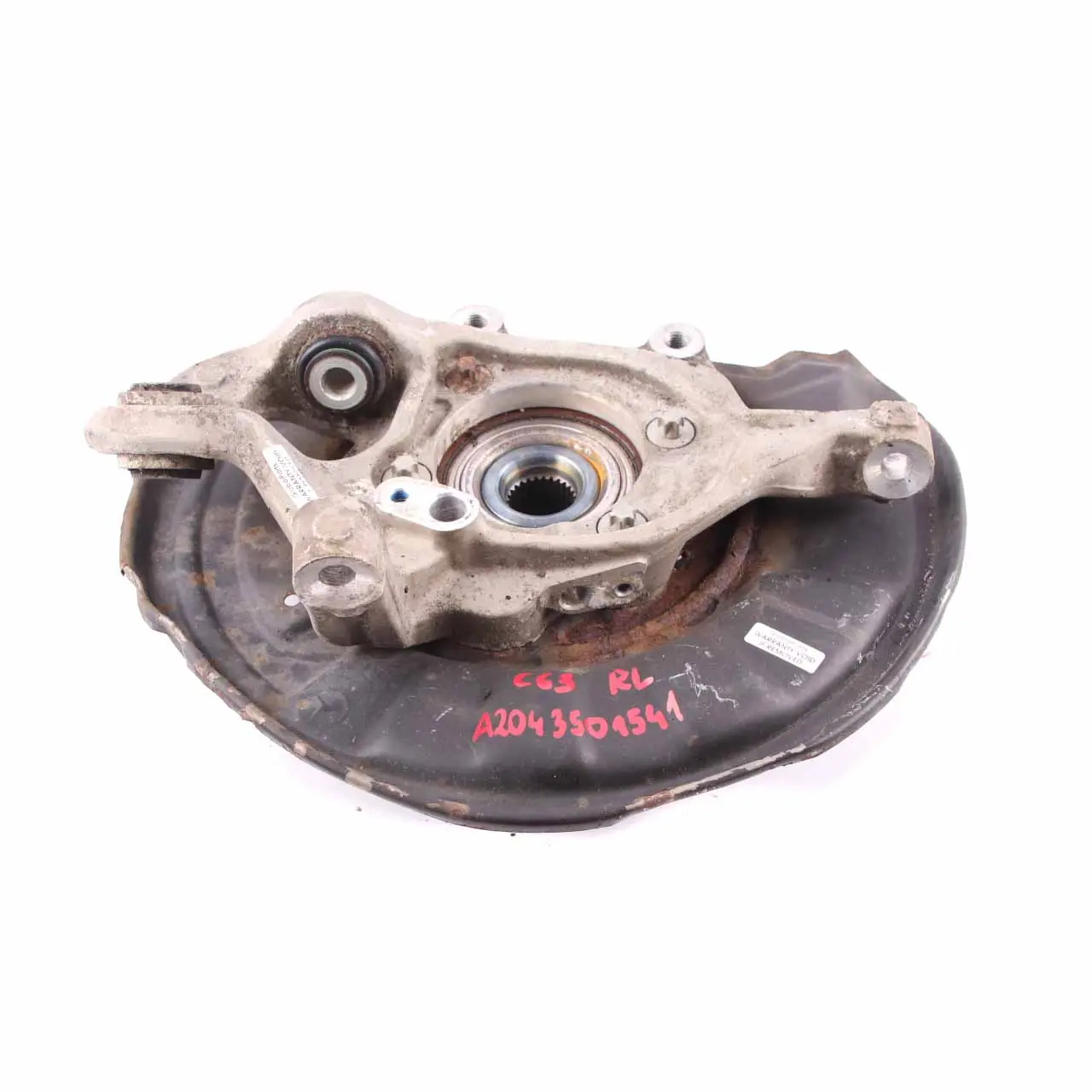 Mercedes W204 Moyeu Roue C63 AMG Arrière Gauche Couverture support suspension