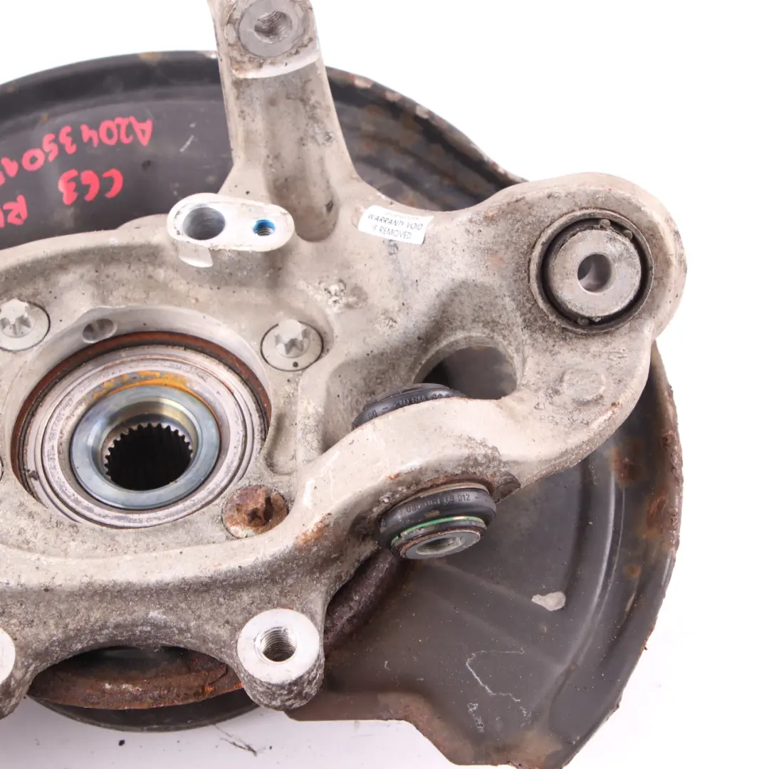 Mozzo ruota C63 AMG posteriore sinistro Sospensione Portante Freno per Mercedes W204 con numero di parte A2043501341 Mercedes W204 Mozzo ruota C63 AMG posteriore sinistro Sospensione Portante Freno - SKU A2043501341 - Numero di parte A2043501341