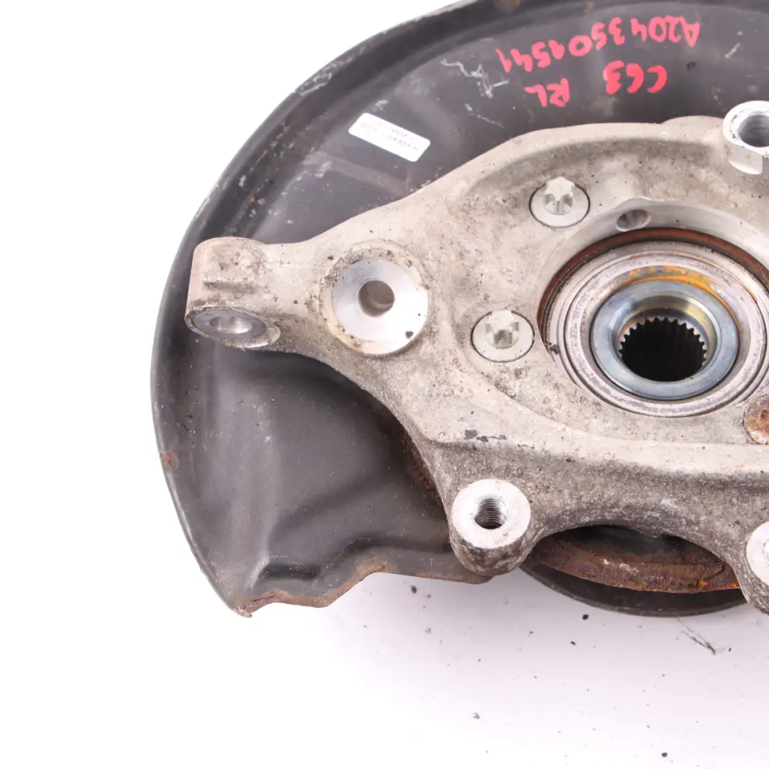 Mercedes W204 Mozzo ruota C63 AMG posteriore sinistro Sospensione Portante Freno - SKU A2043501341 - Numero di parte A2043501341