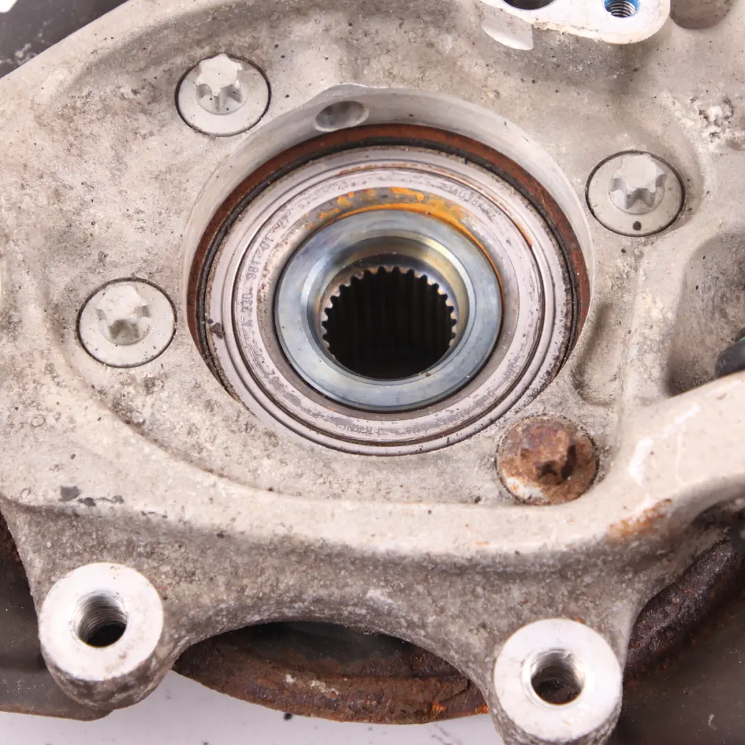 Mercedes W204 Wheel Hub C63 AMG Rear Left N/S Suspension Carrier Brake Cover - SKU A2043501341 - Part number A2043501341