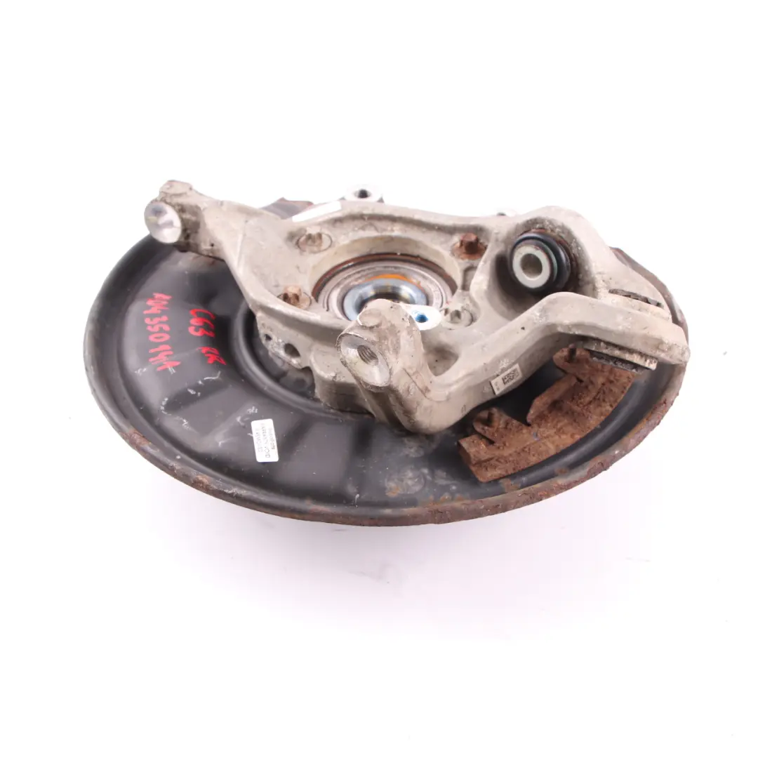 Mercedes W204 Wheel Hub C63 AMG Rear Suspension Carrier Brake Cover Right O/S - SKU A2043501441 - Part number A2043501341
