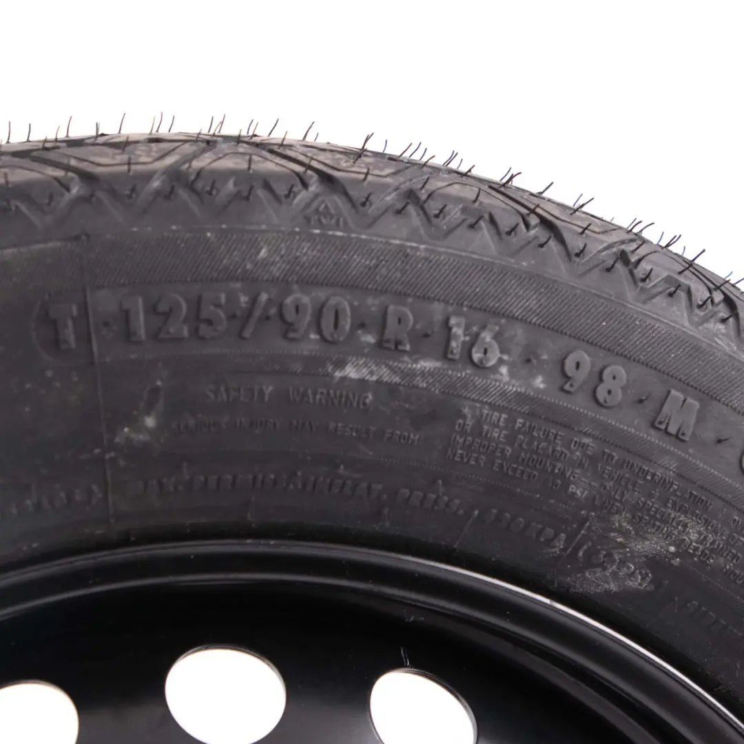 Mercedes W204 Continental Roue De Secours En Acier Pneu R16 125/90 - SKU A2044000302-1 - Numéro de pièce A2044000302
