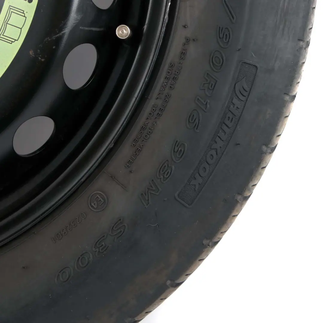 Ruota scorta Hankook acciaio R16 125/90 per Mercedes W204 con numero di parte A2044000302 Mercedes W204 Ruota scorta Hankook acciaio R16 125/90 - SKU A2044000302 - Numero di parte A2044000302