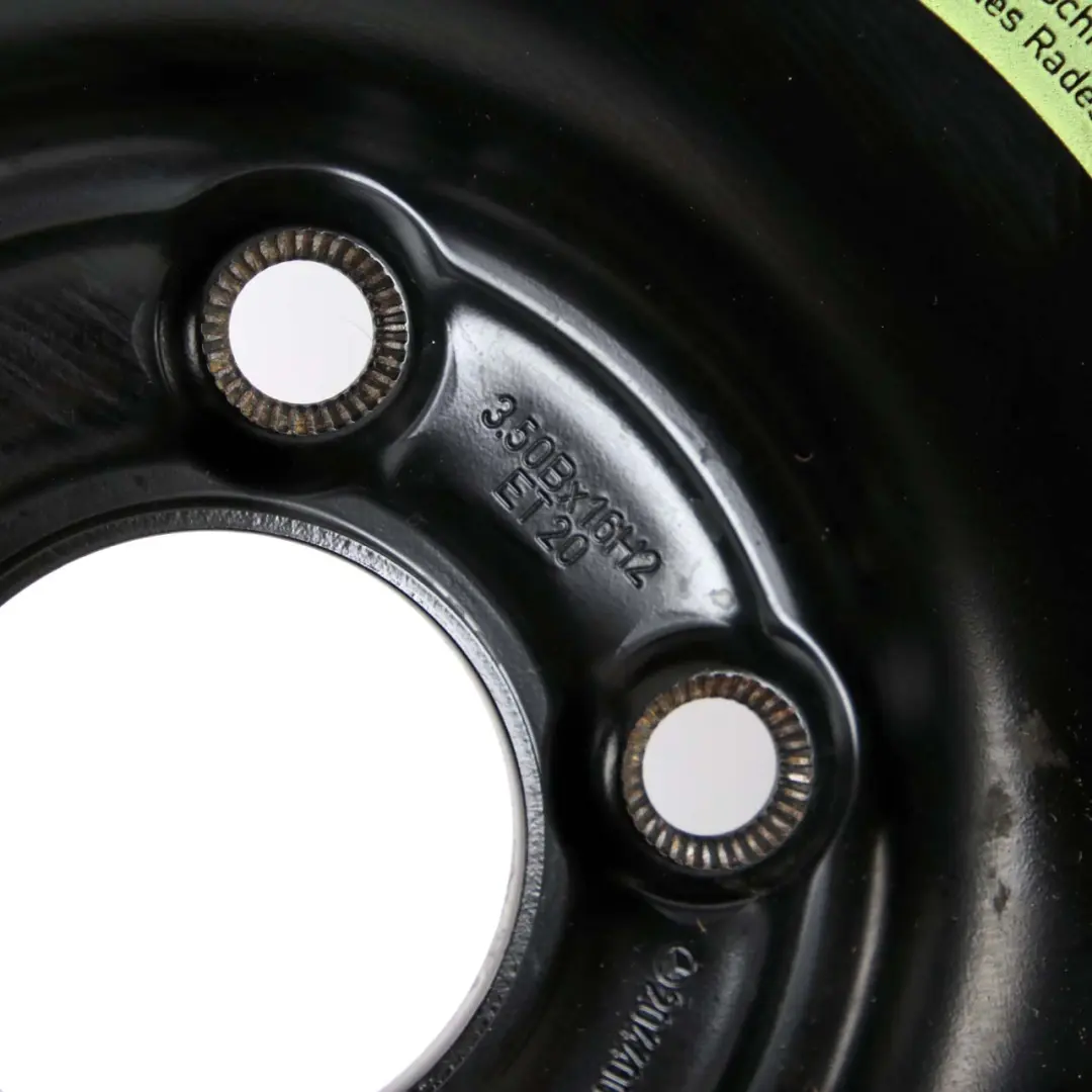  Mercedes-Benz C W204 Hankook Roue de secours Pneu acier R16 125/90 - SKU A2044000302 - Numéro de pièce A2044000302