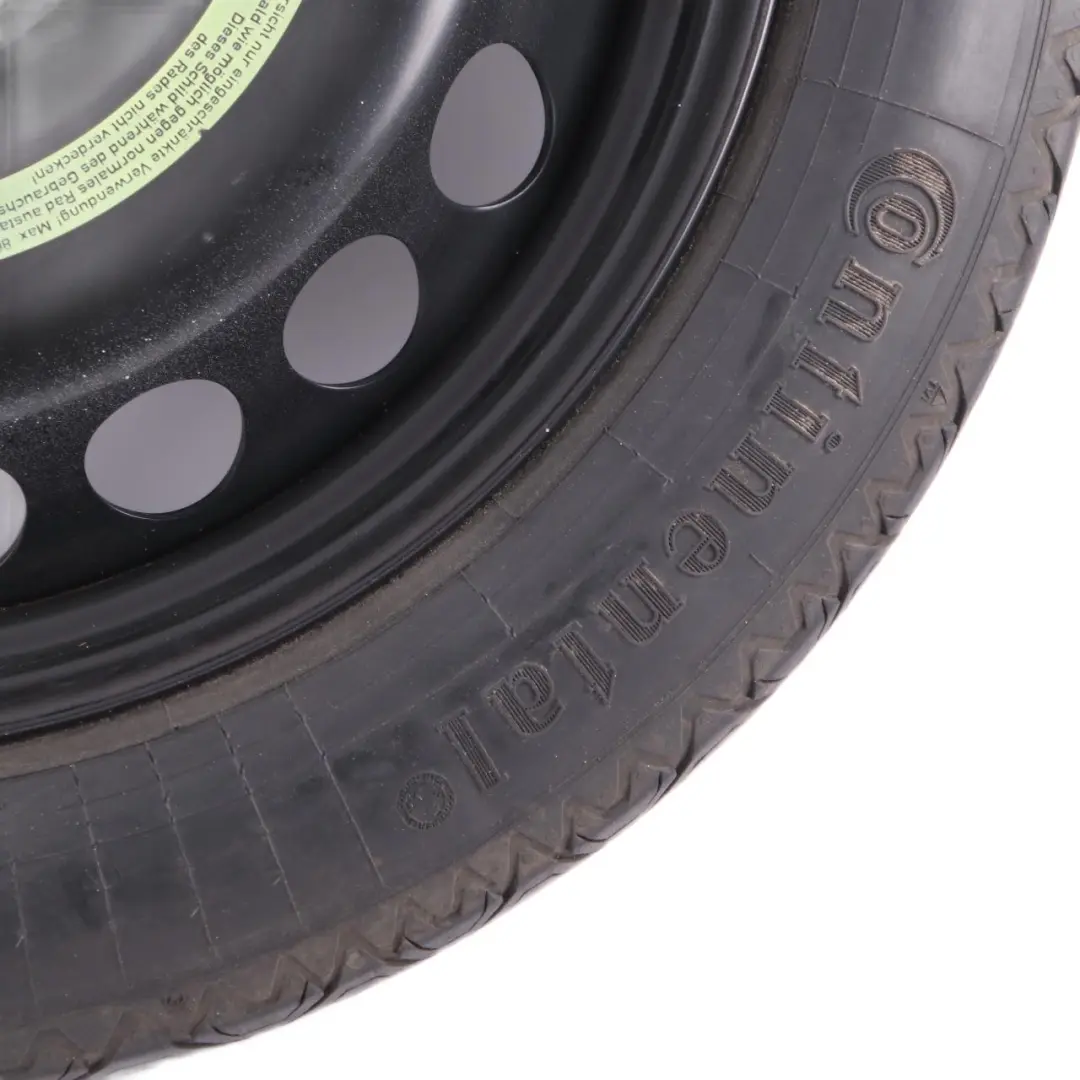 Ruota di scorta in acciaio R17 125/80 per Mercedes W204 Continental con numero di parte A2044000402 Mercedes W204 Continental Ruota di scorta in acciaio R17 125/80 - SKU A2044000402 - Numero di parte A2044000402