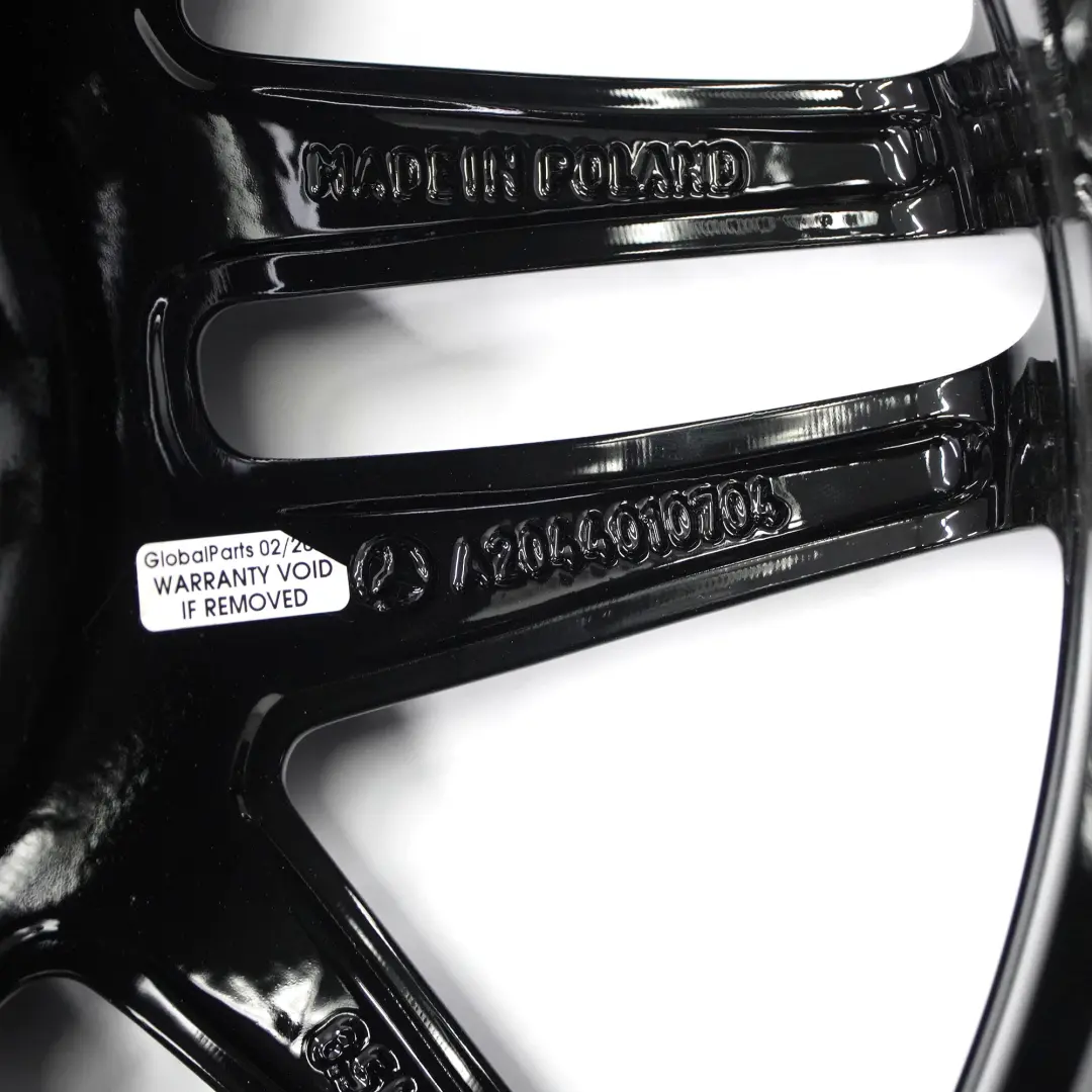 4x AMG Jante en alliage 18" 7,5J/8,5J 7 à doubles branches polies pour Mercedes W204 à propos du numéro de pièce A2044010604/A2044010704 Mercedes W204 4x AMG Jante en alliage 18" 7,5J/8,5J 7 à doubles branches polies - SKU A2044010604/A2044010704-SET - Numéro de pièce A2044010604/A2044010704