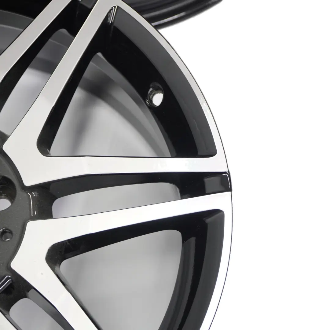 4x AMG Jante en alliage 18" 7,5J/8,5J 7 à doubles branches polies Mercedes W204 - SKU A2044010604/A2044010704-SET - Numéro de pièce A2044010604/A2044010704