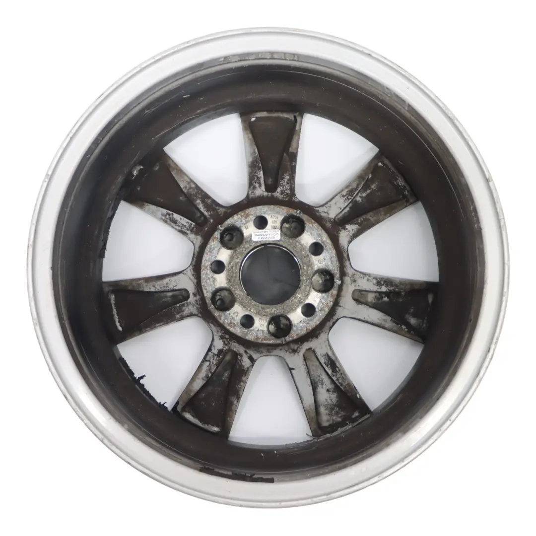 Cerchio in lega nero a 7 fori 16" ET:43 7J per Mercedes W204 con numero di parte A2044011102 Mercedes W204 Cerchio in lega nero a 7 fori 16" ET:43 7J - SKU A2044011102-3 - Numero di parte A2044011102