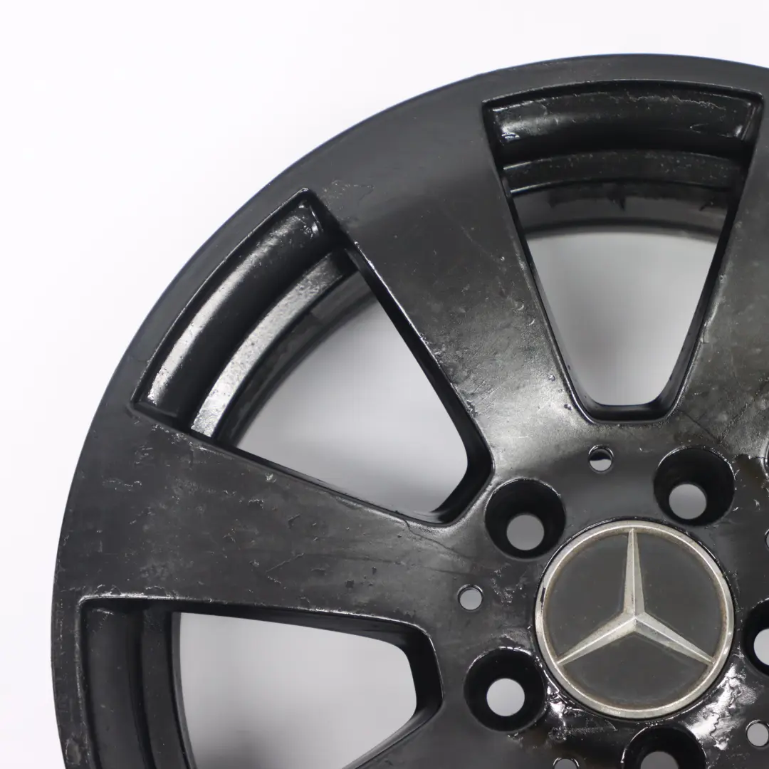 Mercedes W204 Cerchio in lega nero a 7 fori 16" ET:43 7J - SKU A2044011102-3 - Numero di parte A2044011102