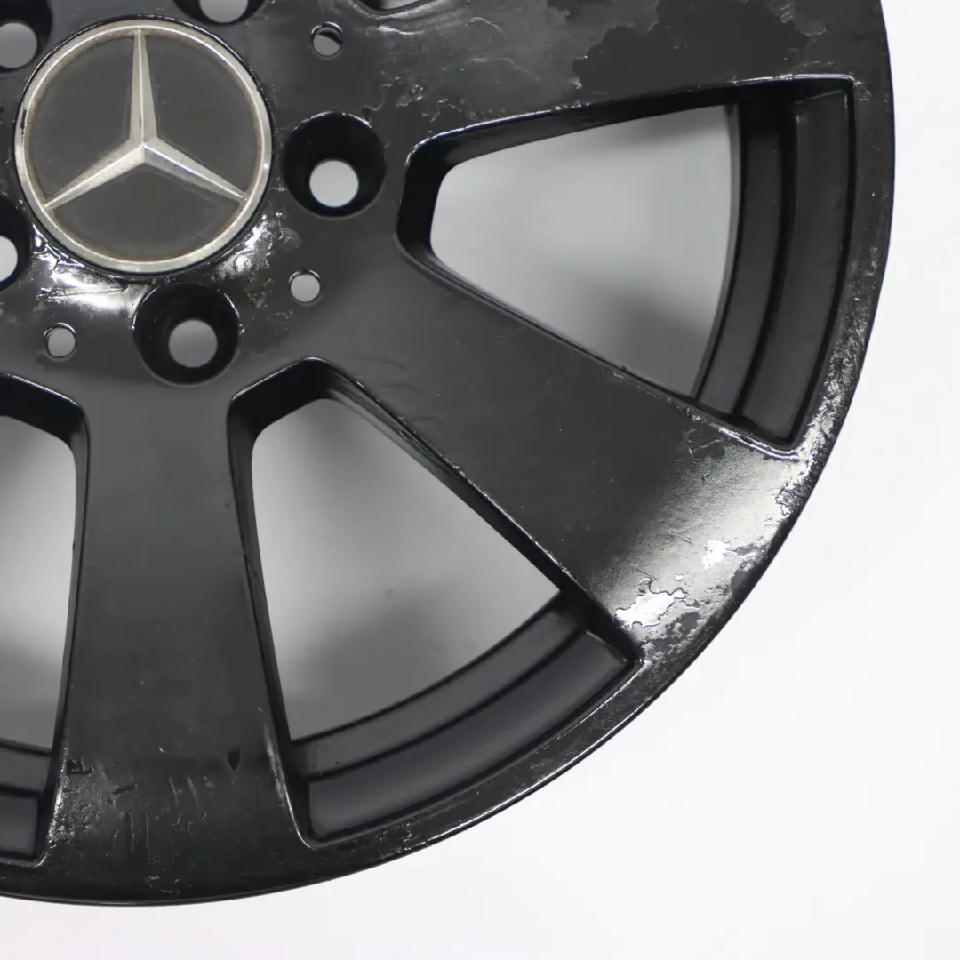 Mercedes W204 Cerchio in lega nero a 7 fori 16" ET:43 7J - SKU A2044011102-3 - Numero di parte A2044011102