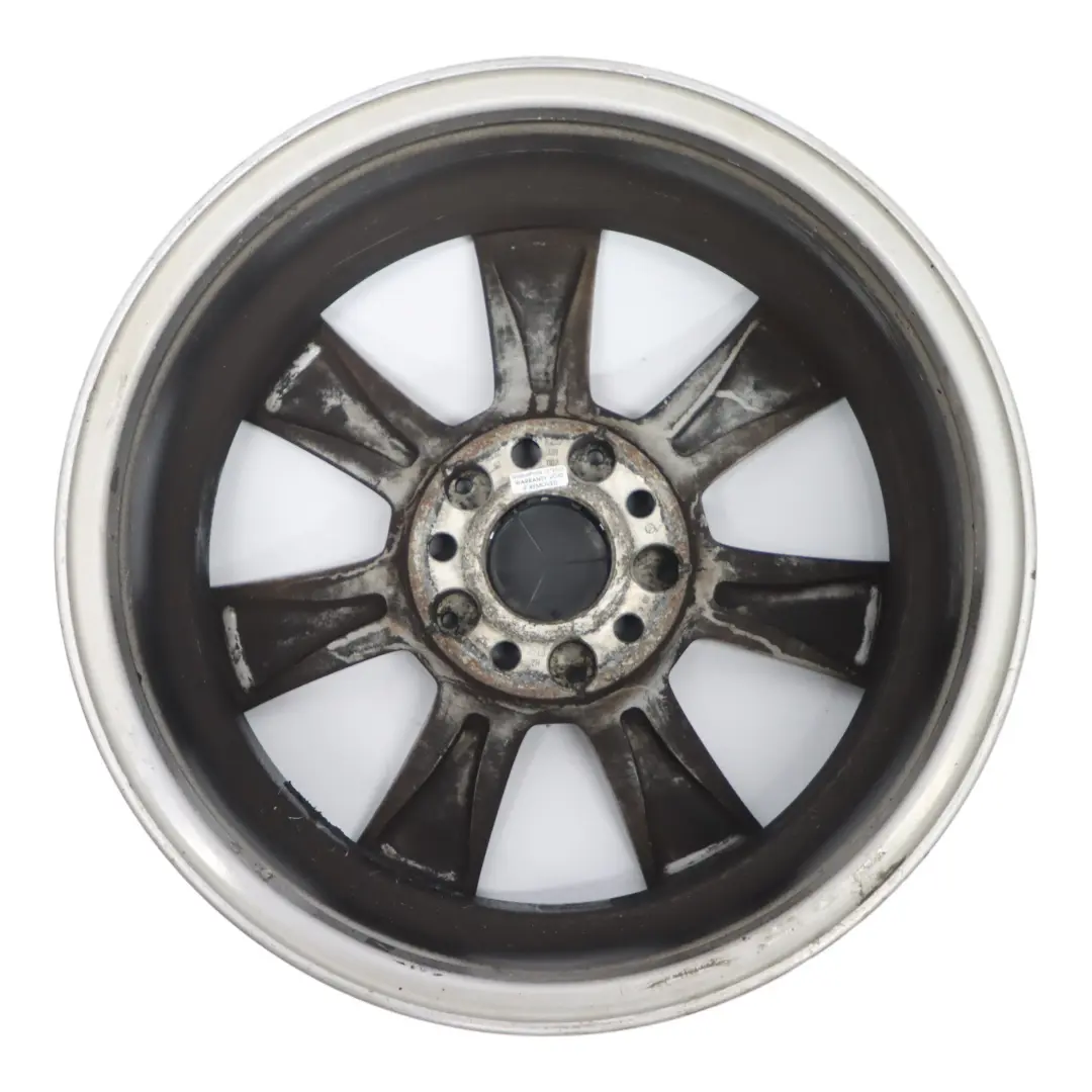 Cerchio in lega nero a 7 fori 16" ET:43 7J per Mercedes W204 con numero di parte A2044011102 Mercedes W204 Cerchio in lega nero a 7 fori 16" ET:43 7J - SKU A2044011102-4 - Numero di parte A2044011102