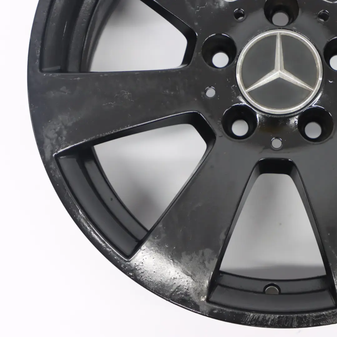 Hole Alloy Wheel Rim 16" ET:43 7J Mercedes W204 Black 7 - SKU A2044011102-4 - Part number A2044011102