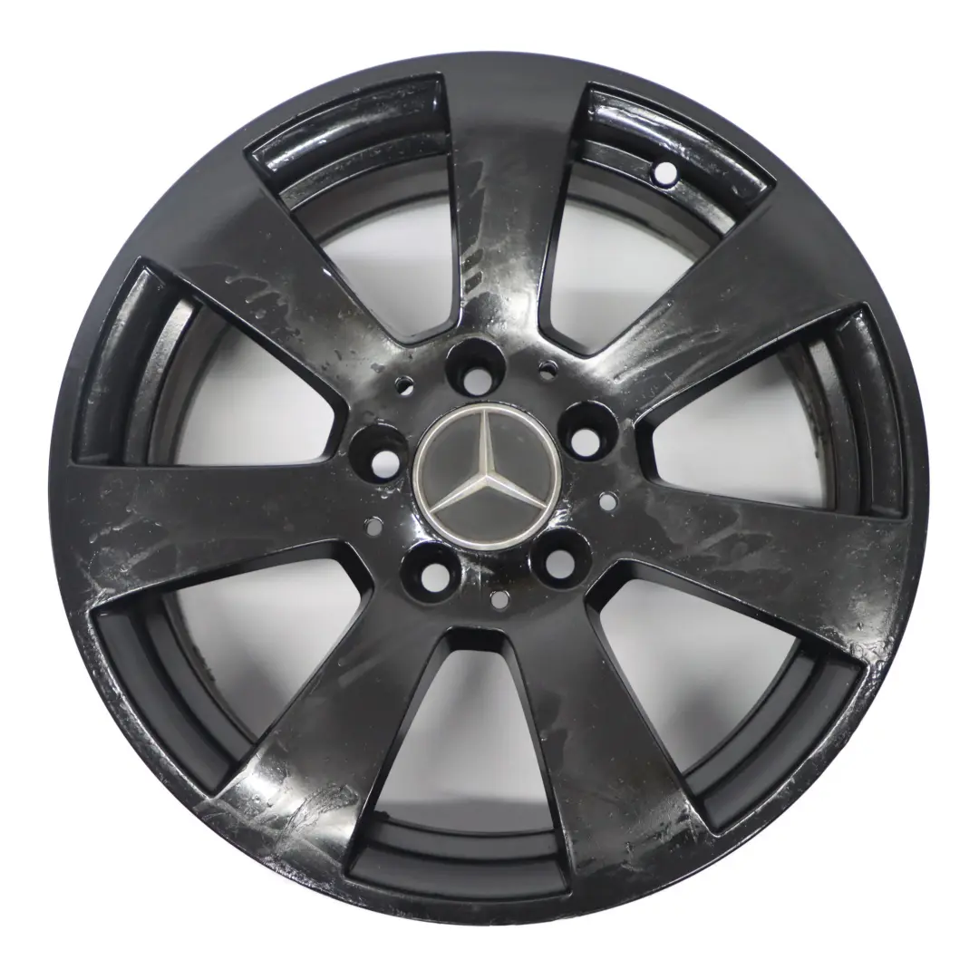 Hole Alloy Wheel Rim 16" ET:43 7J to Mercedes W204 Black 7 with Part number A2044011102 Mercedes W204 Black 7 Hole Alloy Wheel Rim 16" ET:43 7J - SKU A2044011102-5 - Part number A2044011102