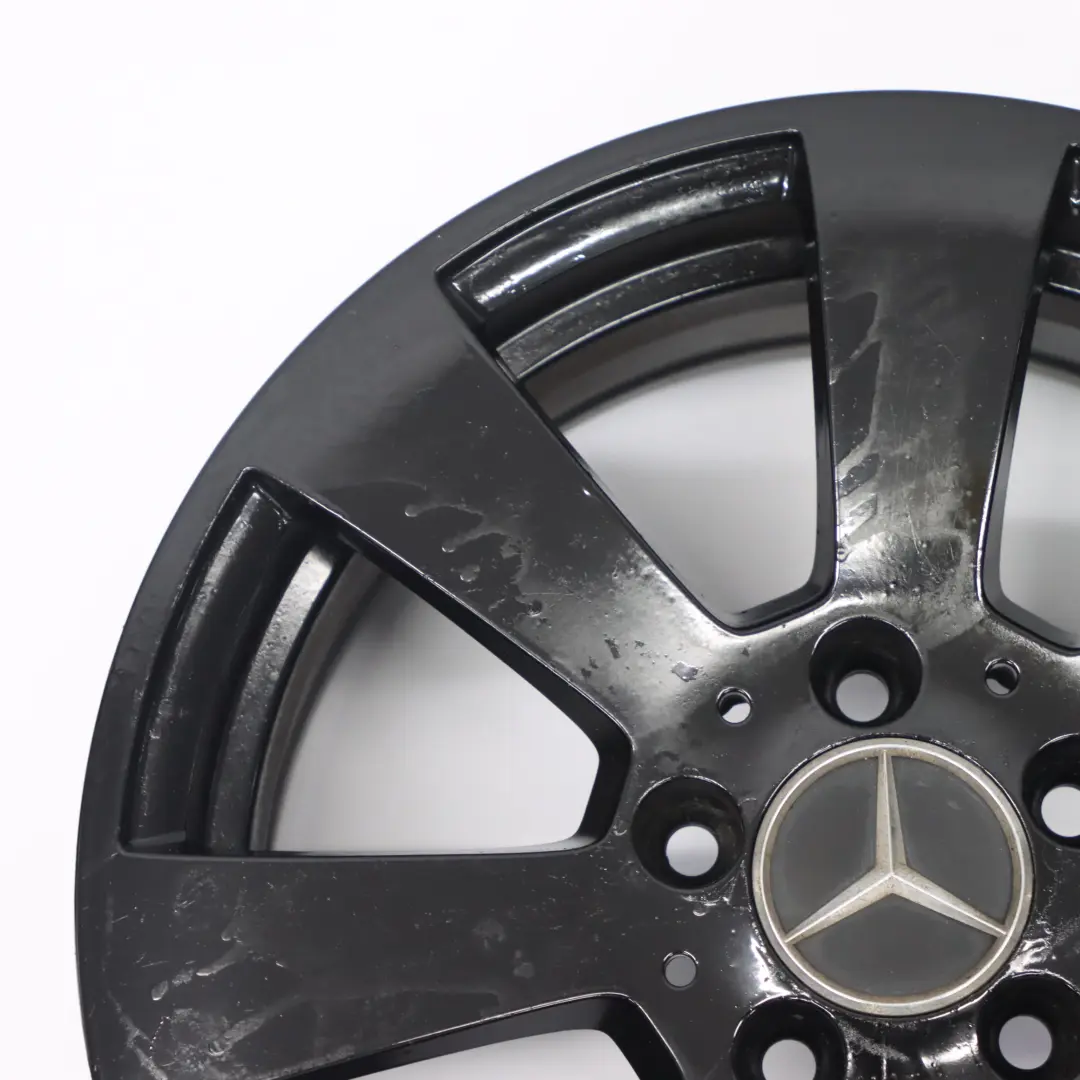 Hole Alloy Wheel Rim 16" ET:43 7J to Mercedes W204 Black 7 with Part number A2044011102 Mercedes W204 Black 7 Hole Alloy Wheel Rim 16" ET:43 7J - SKU A2044011102-5 - Part number A2044011102