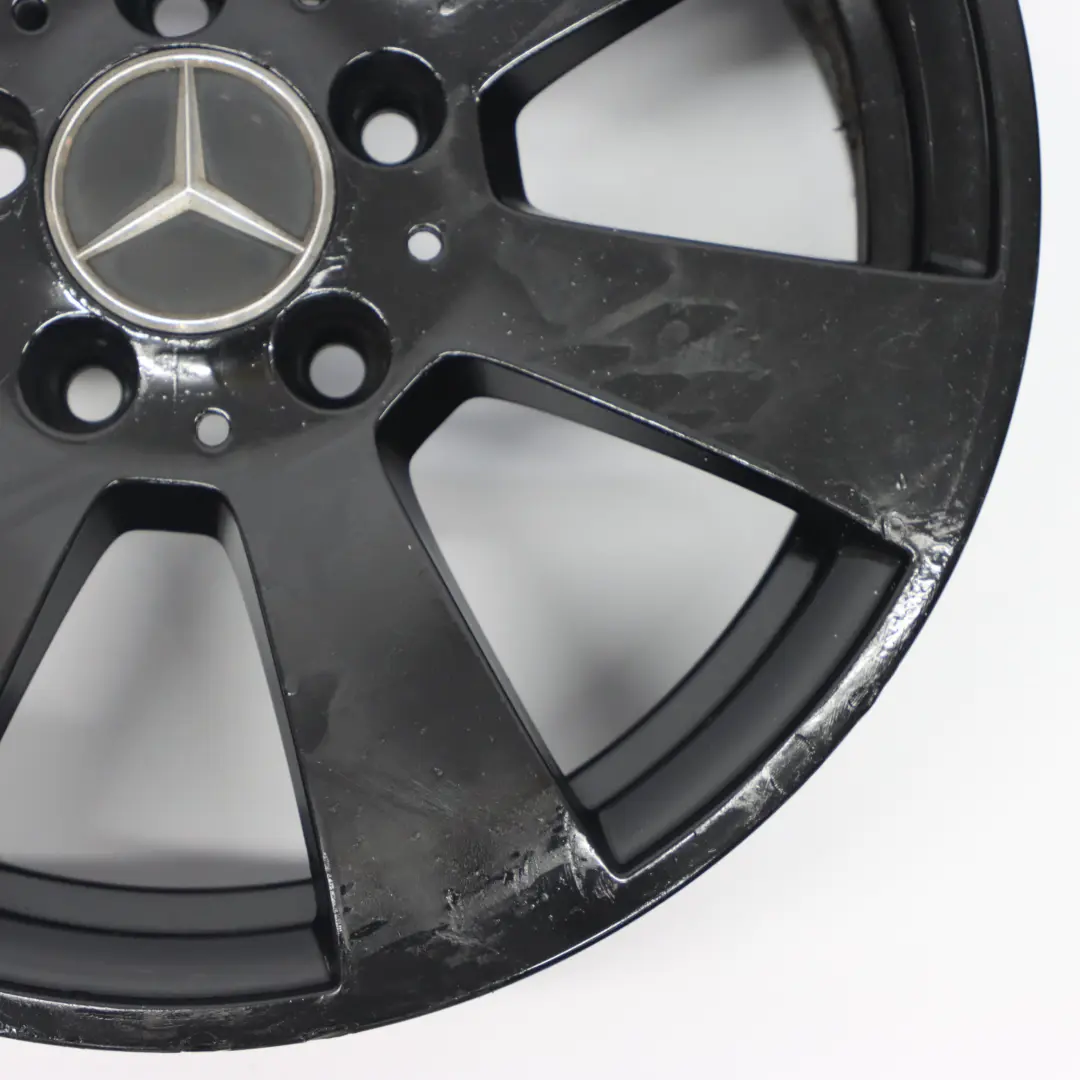 Mercedes W204 Black 7 Hole Alloy Wheel Rim 16" ET:43 7J - SKU A2044011102-5 - Part number A2044011102