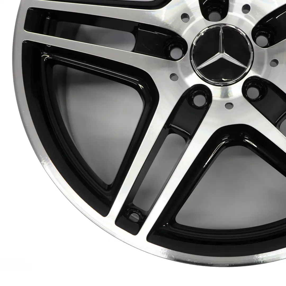 Alloy Wheel Rim 18" Double Spoke 8,5J ET:54 to Mercedes W204 AMG Rear with Part number A2044014202 Mercedes W204 AMG Rear Alloy Wheel Rim 18" Double Spoke 8,5J ET:54 - SKU A2044014202-3 - Part number A2044014202