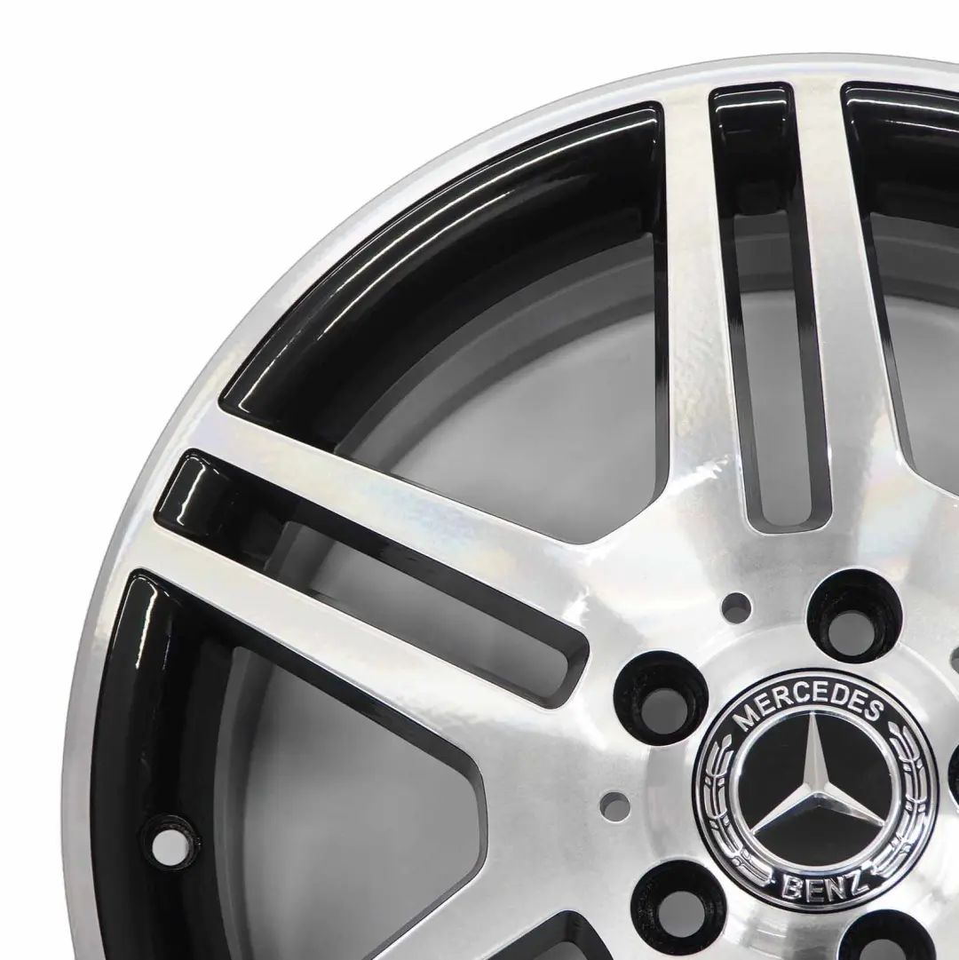 Mercedes W204 AMG 6 Double-Spoke Alloy Wheel Rim 17" ET:47 7,5J - SKU A2044014502-5 - Part number A2044014502