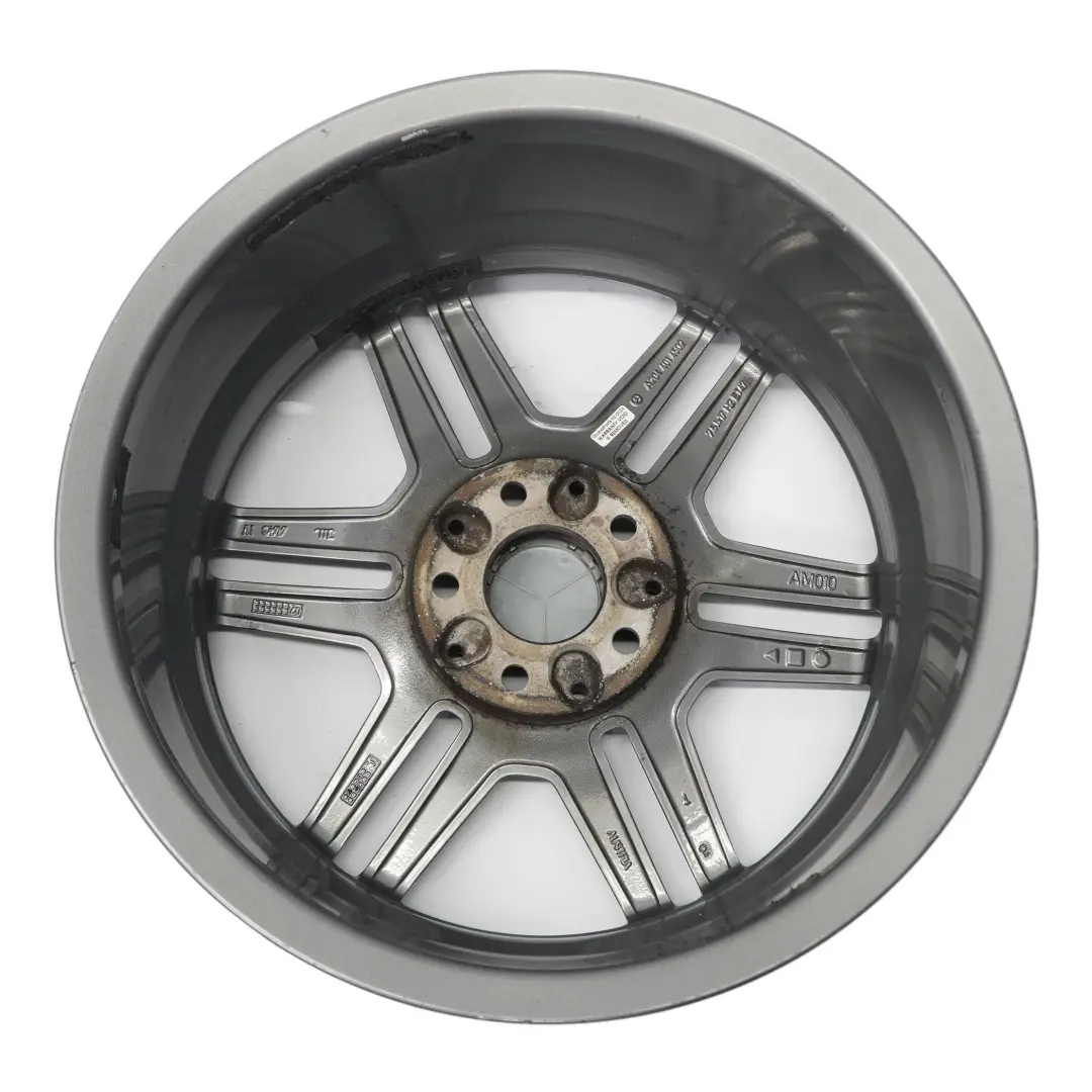 Grey Alloy Wheel Rim 17" 6 Double-Spoke ET:47 7,5J to Mercedes W204 AMG with Part number A2044014502 Mercedes W204 AMG Grey Alloy Wheel Rim 17" 6 Double-Spoke ET:47 7,5J - SKU A2044014502-6 - Part number A2044014502