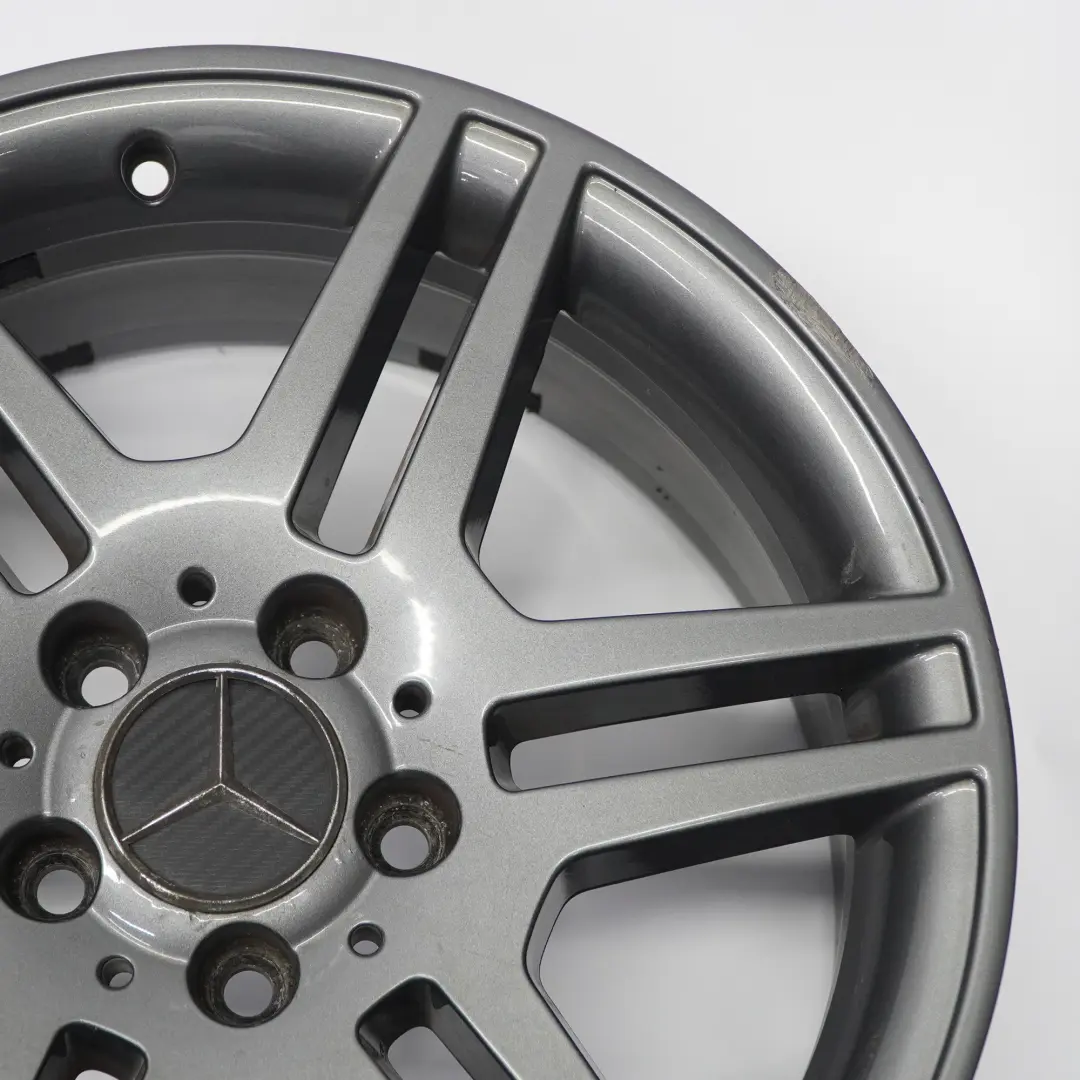 Mercedes W204 AMG Grey Alloy Wheel Rim 17" 6 Double-Spoke ET:47 7,5J - SKU A2044014502-6 - Part number A2044014502