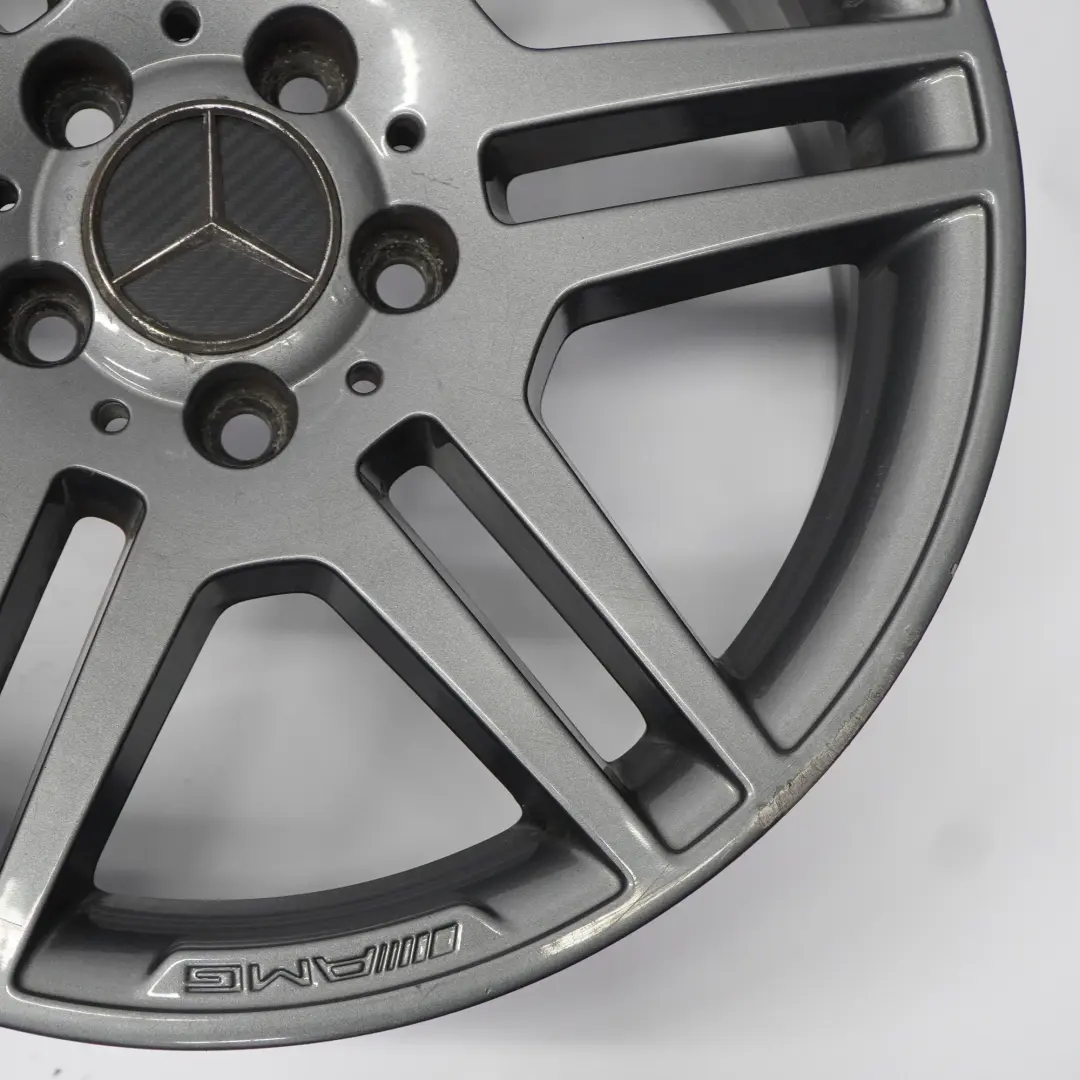 Mercedes W204 AMG Jante alliage gris 17" 6 Double-Spoke ET:47 7,5J - SKU A2044014502-6 - Numéro de pièce A2044014502