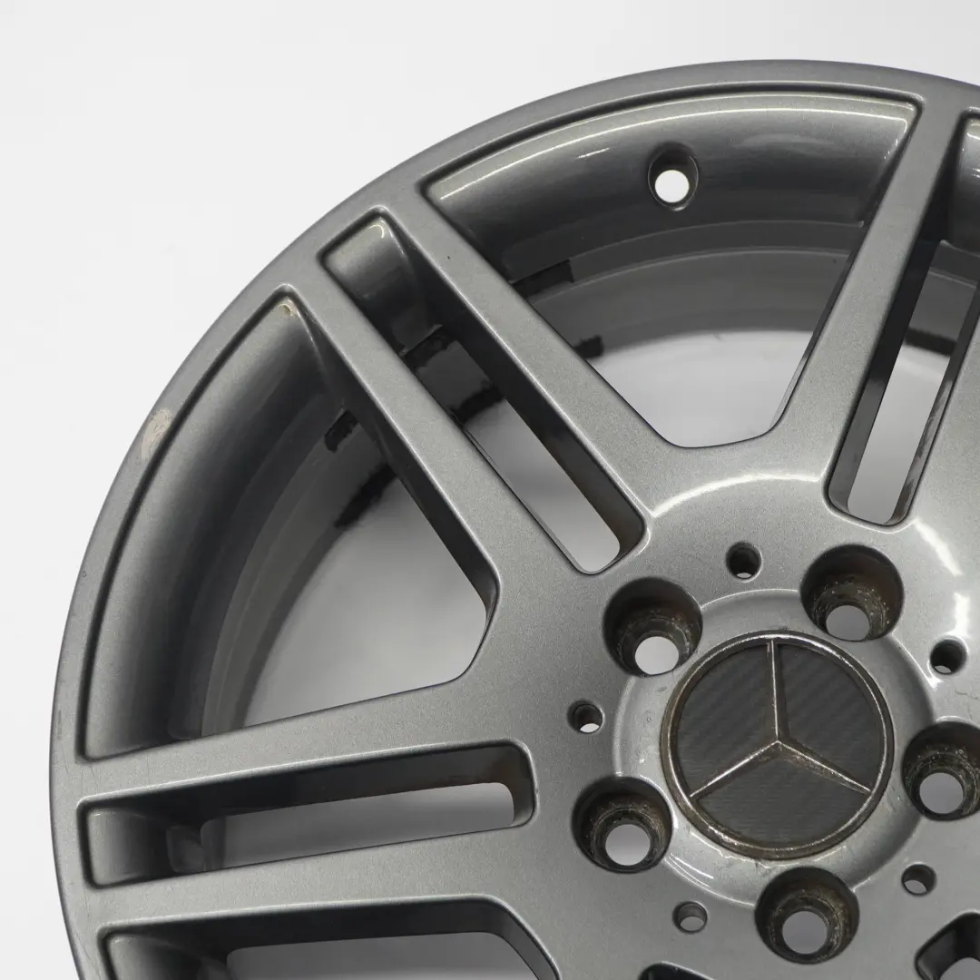Mercedes W204 AMG Grey Alloy Wheel Rim 17" 6 Double-Spoke ET:47 7,5J - SKU A2044014502-6 - Part number A2044014502