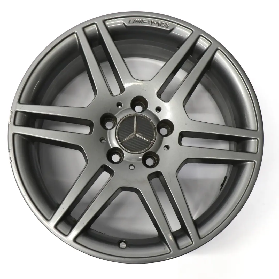 Mercedes W204 AMG Jante alliage gris 17" 6 Double-Spoke ET:47 7,5J - SKU A2044014502-7 - Numéro de pièce A2044014502