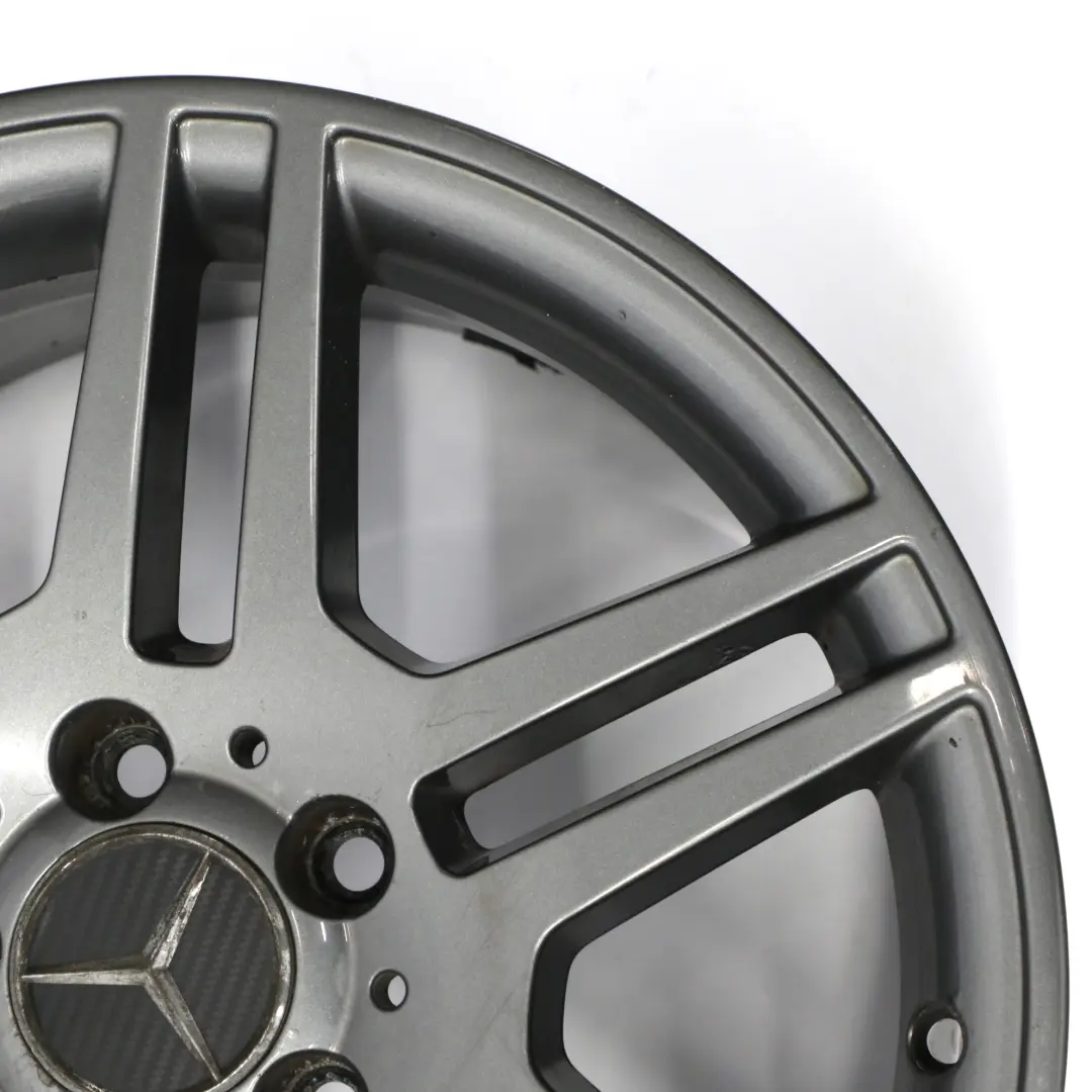 Mercedes W204 AMG Jante alliage gris 17" 6 Double-Spoke ET:47 7,5J - SKU A2044014502-7 - Numéro de pièce A2044014502