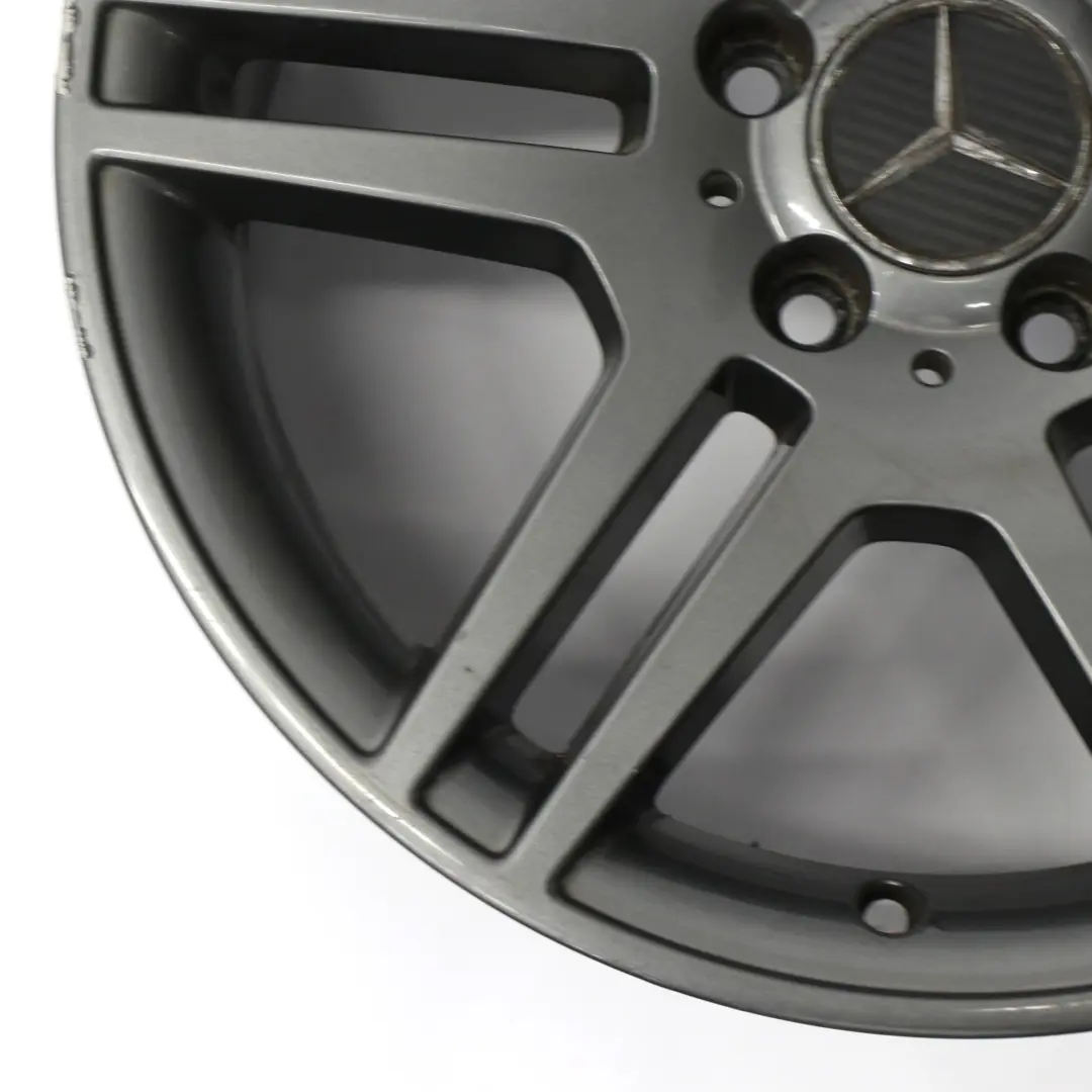 Mercedes W204 AMG Jante alliage gris 17" 6 Double-Spoke ET:47 7,5J - SKU A2044014502-7 - Numéro de pièce A2044014502
